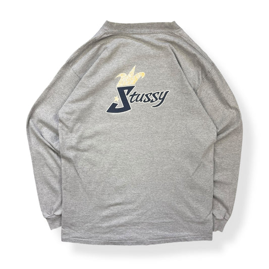 1993/96 Stussy Crown Logo Long Sleeve (L)