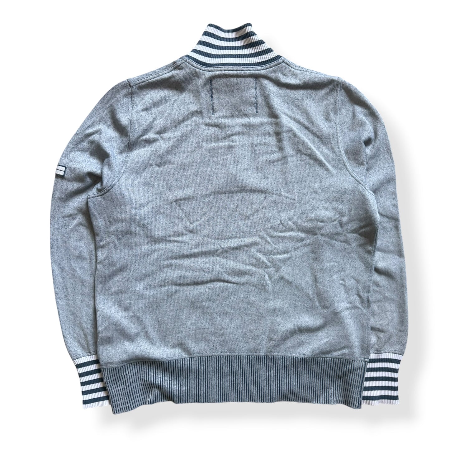 SS2008 Stone Island Denims Striped 1/4 Zip (L)