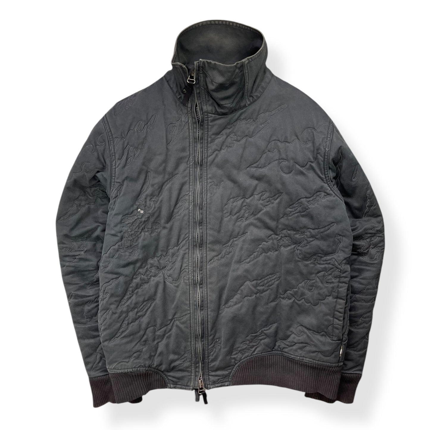 2000's Maharishi Off Centre Zip Embroidered Jacket (L)