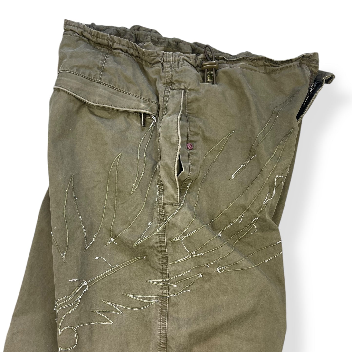 2000's Maharishi 3M Reflective Dragon Embroidered Snopants (M)