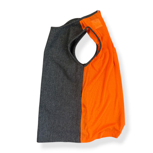 2000's Dolce & Gabbana Tweed/Mesh Panelled Vest