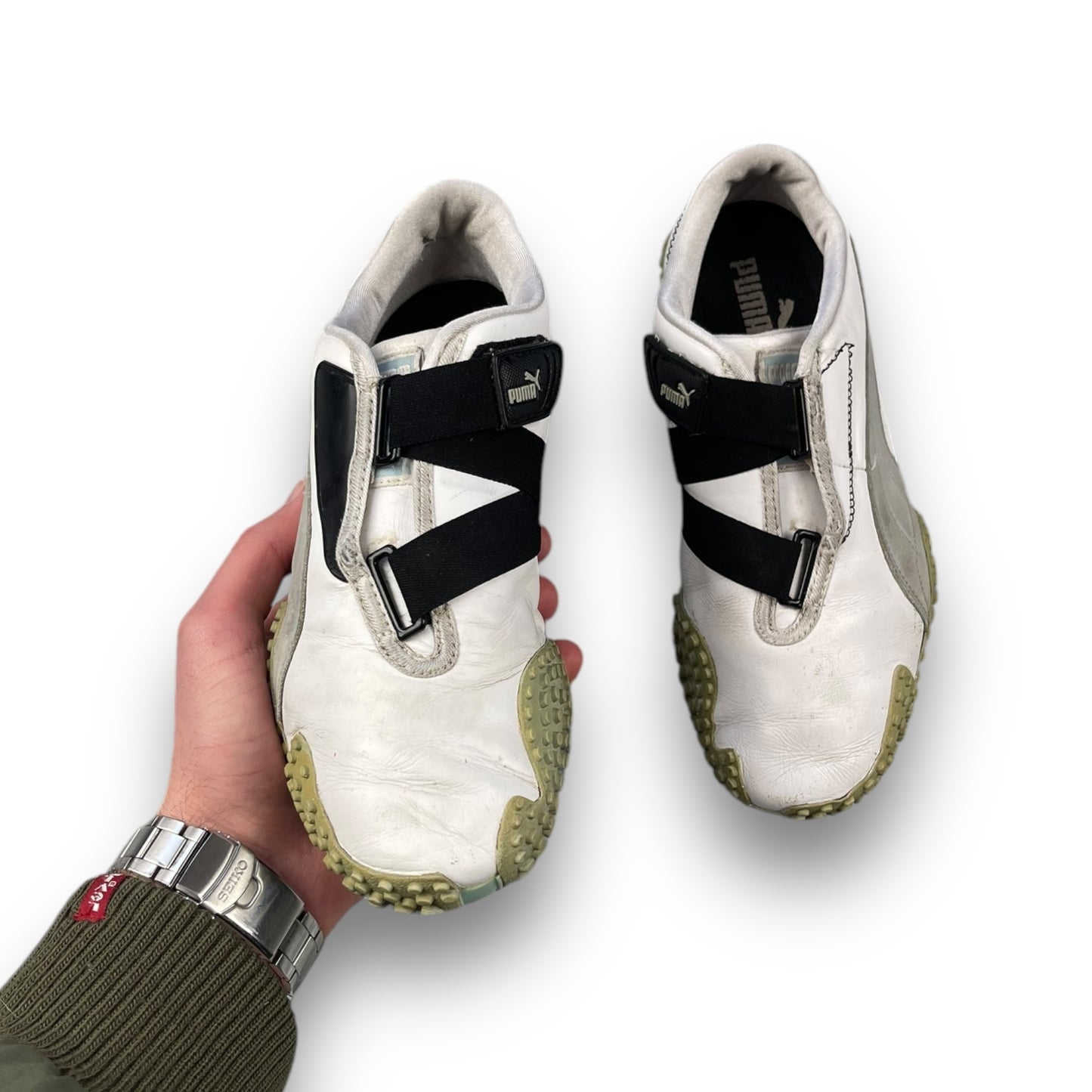 Puma Mostro Leather White/Black (UK6)