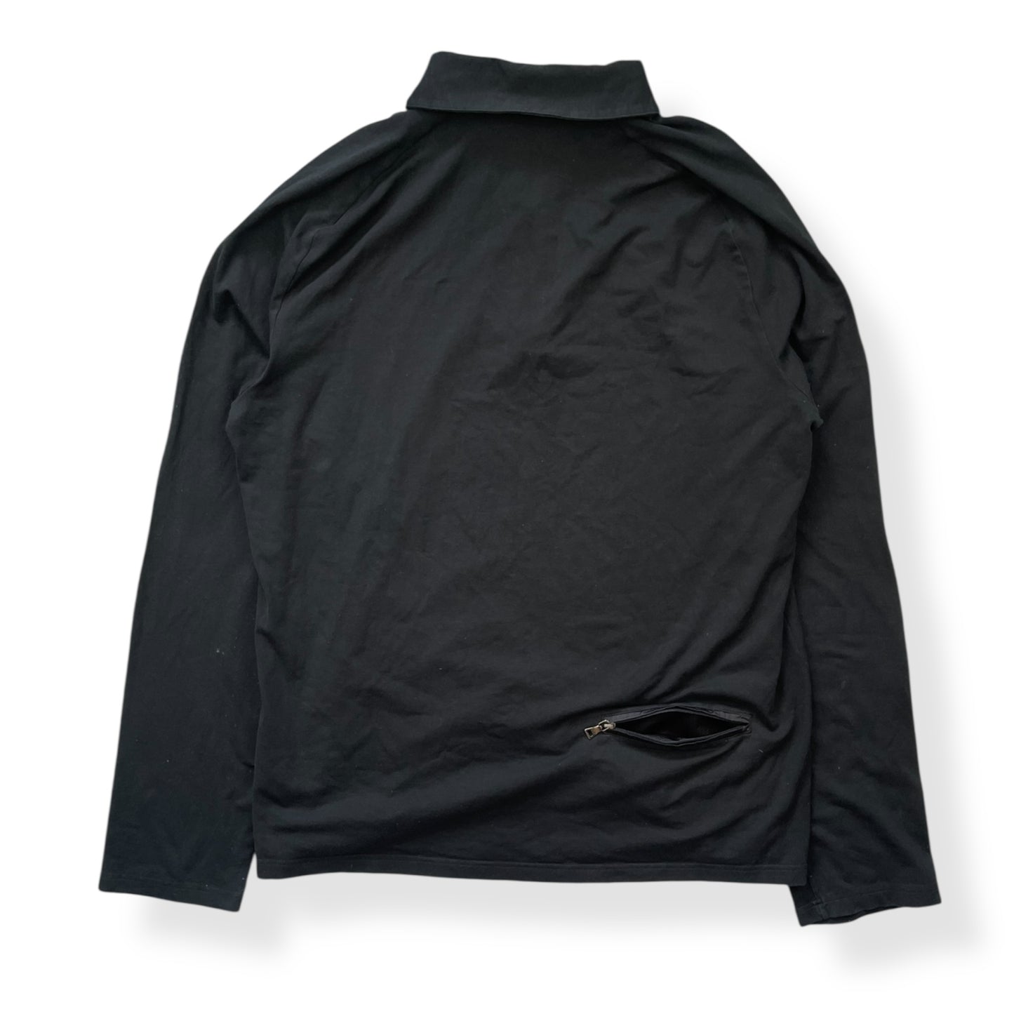 2000's Prada Sport Stash Pocket Long Sleeve Polo (L)