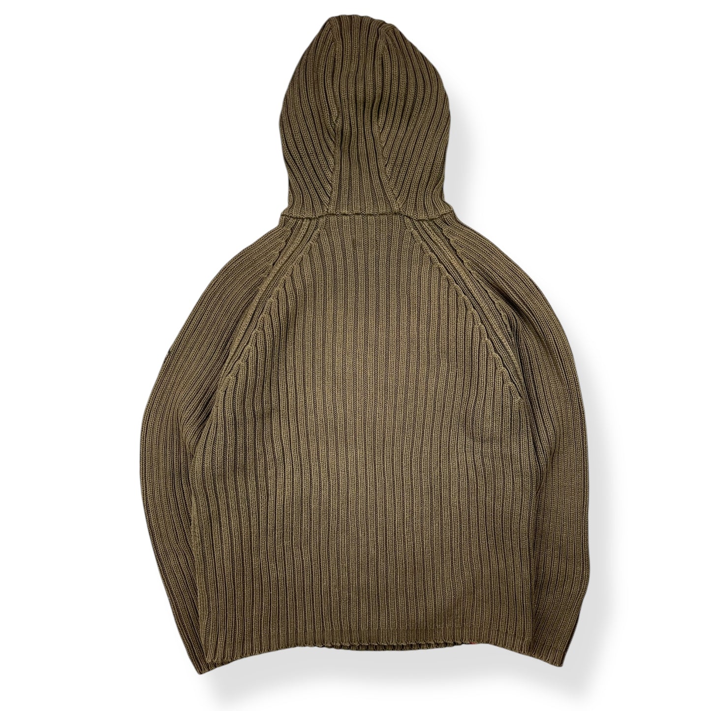 2000's Schott NYC Dual Zip Knitted Balaclava Hoodie (L)