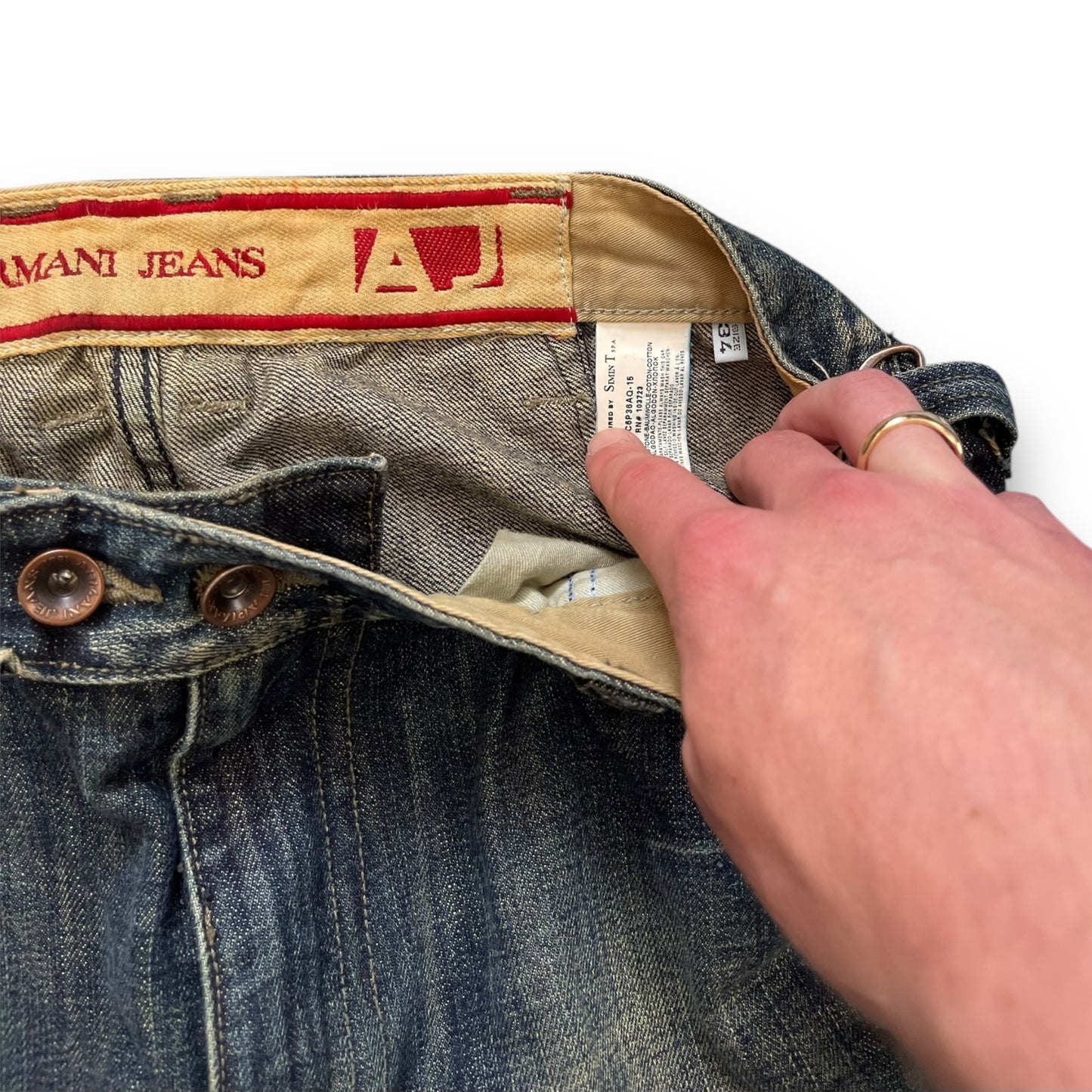 Armani Cargo Denim Jeans (34)