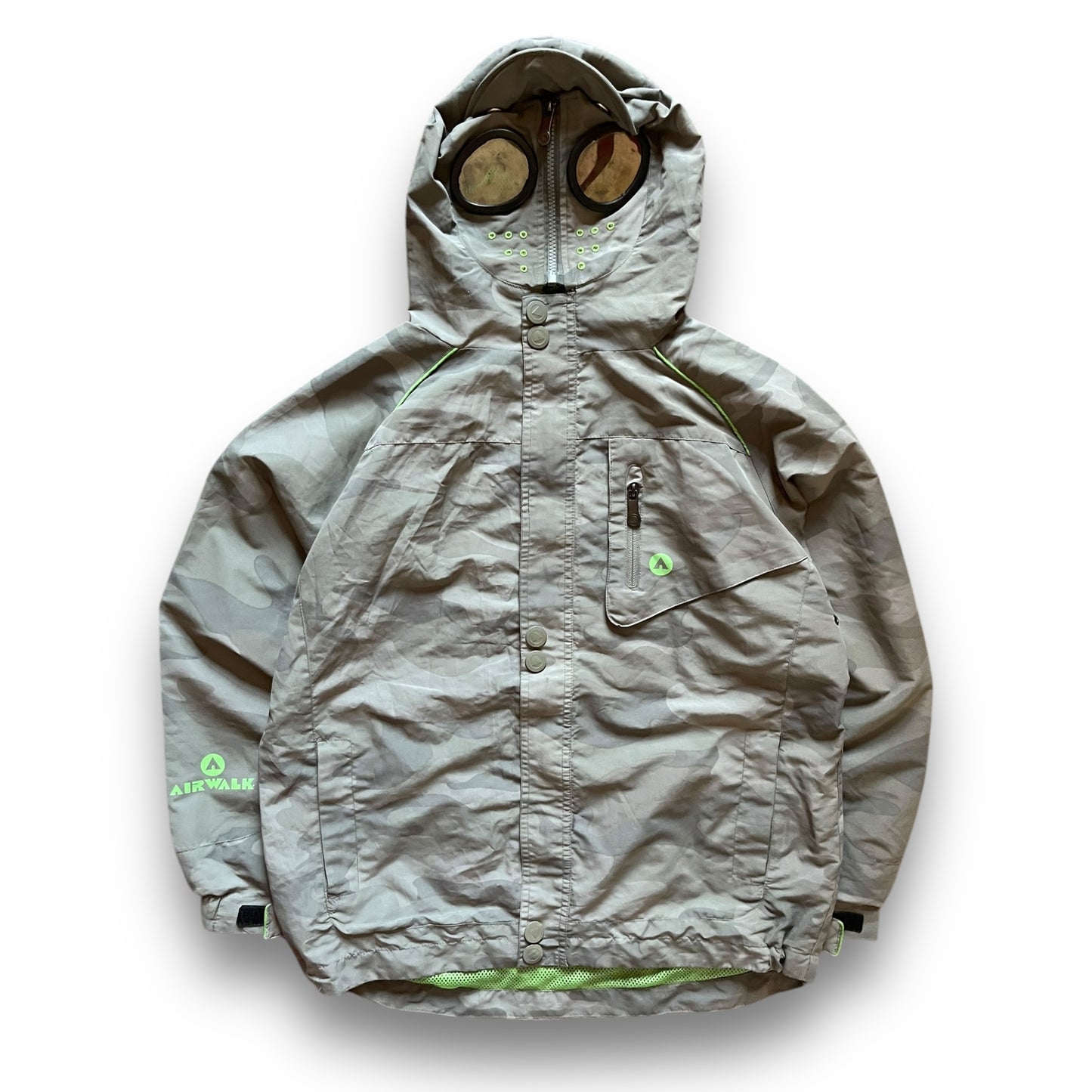 2000's Airwalk Camo Goggle Jacket (S/M)