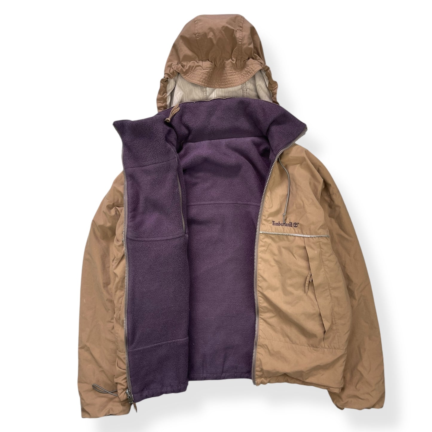 2000's Timberland Dual Zip Reversible Jacket (L)