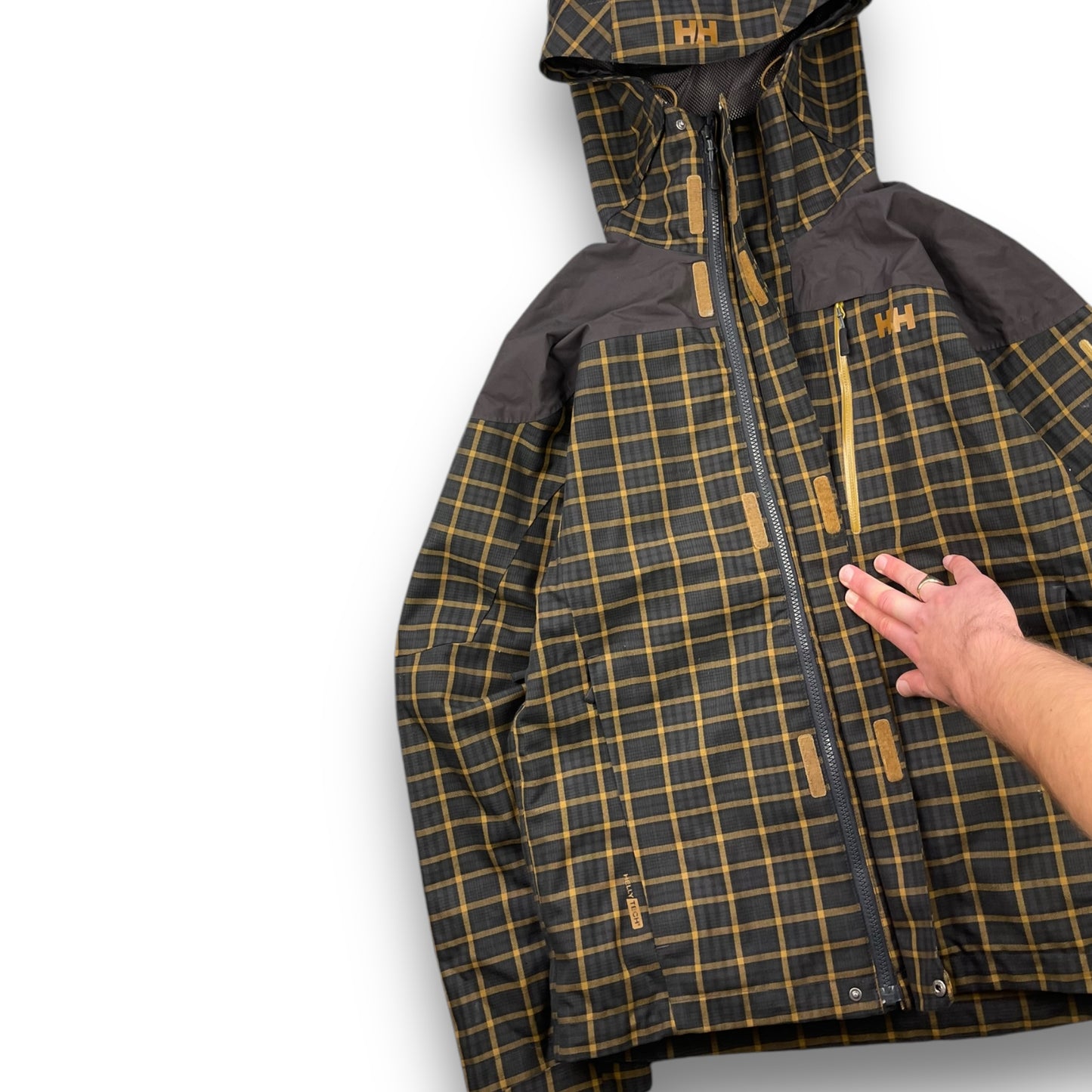 Helly Hansen Asymmetric Plaid Jacket (M)