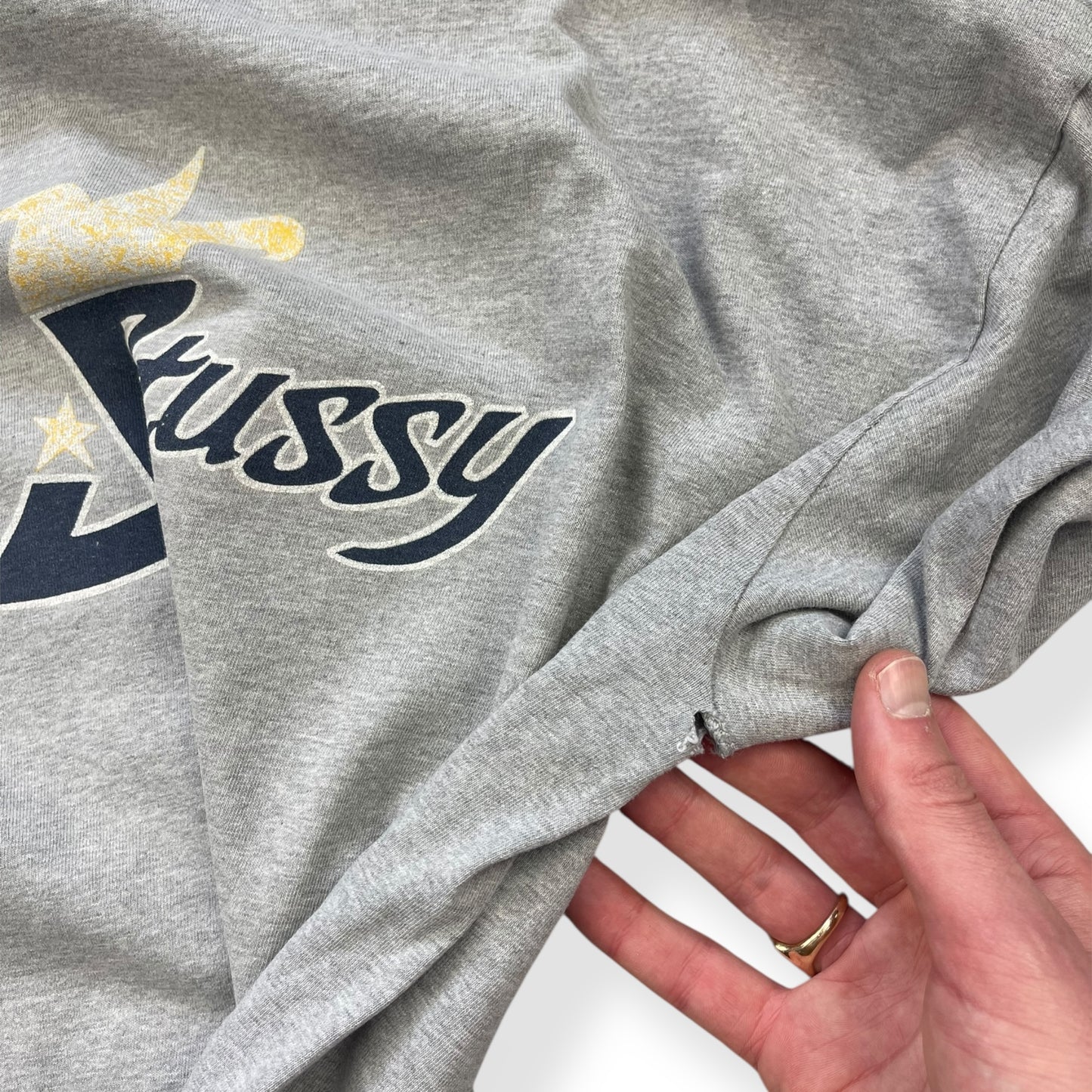 1993/96 Stussy Crown Logo Long Sleeve (L)