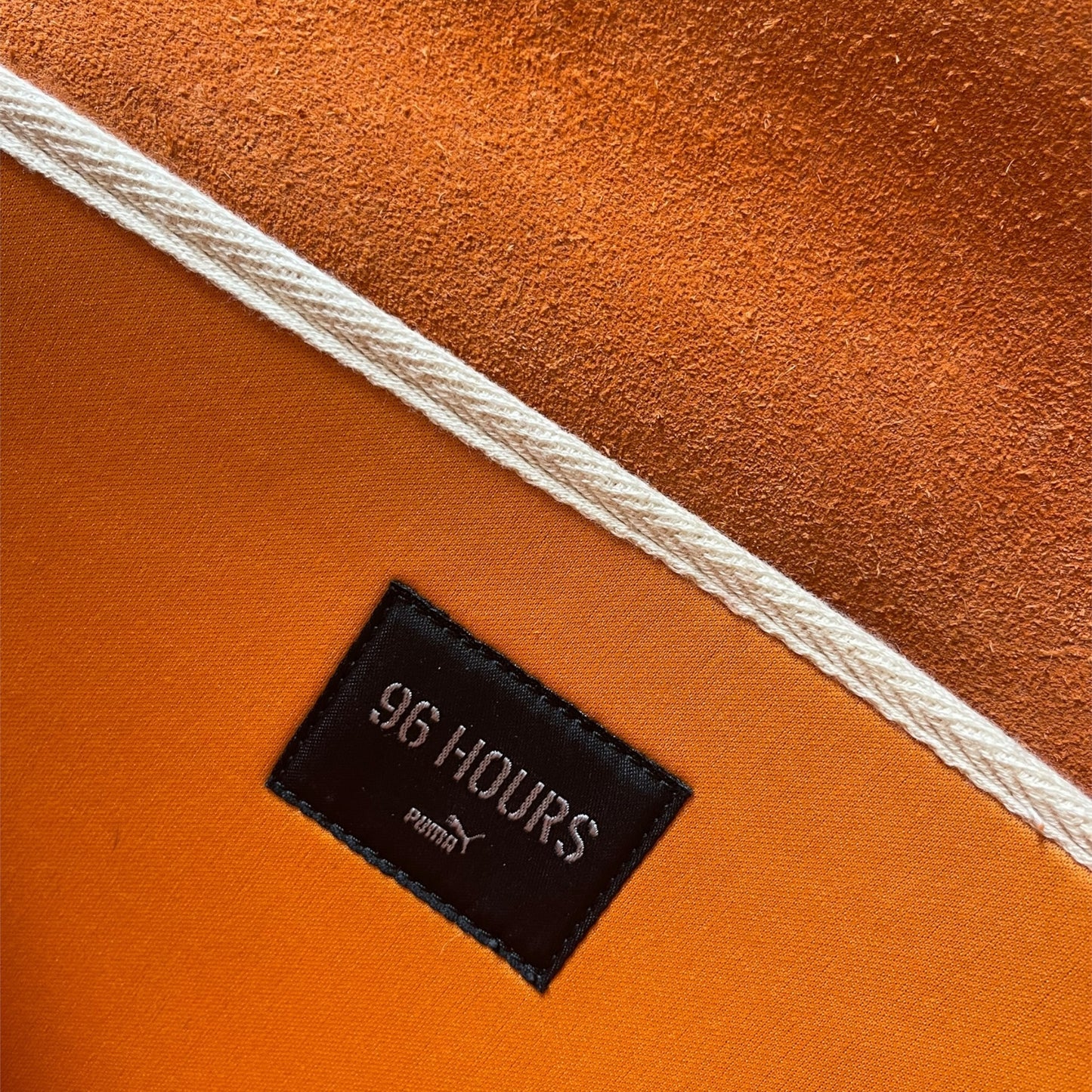 2000's Puma 96 Hours Leather Messenger Bag