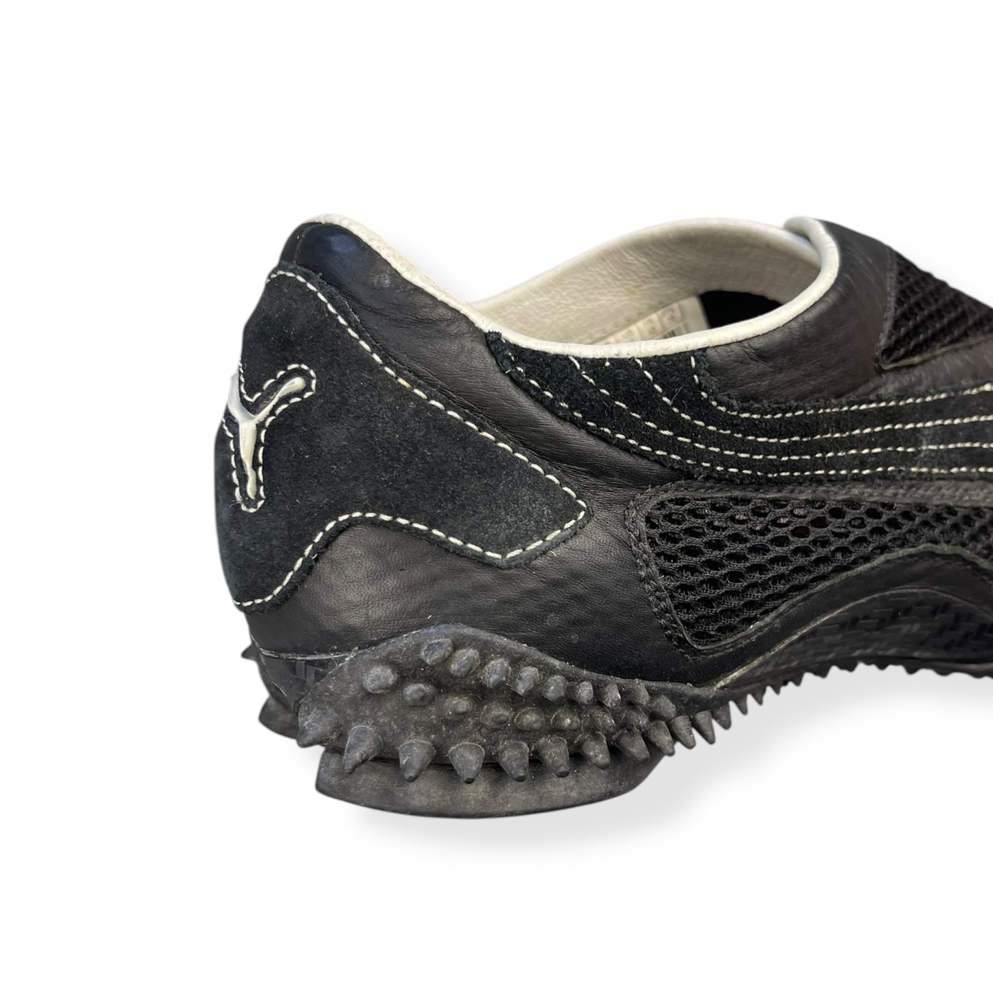 2000's Puma UR Mostro Leather Black/White (UK9)