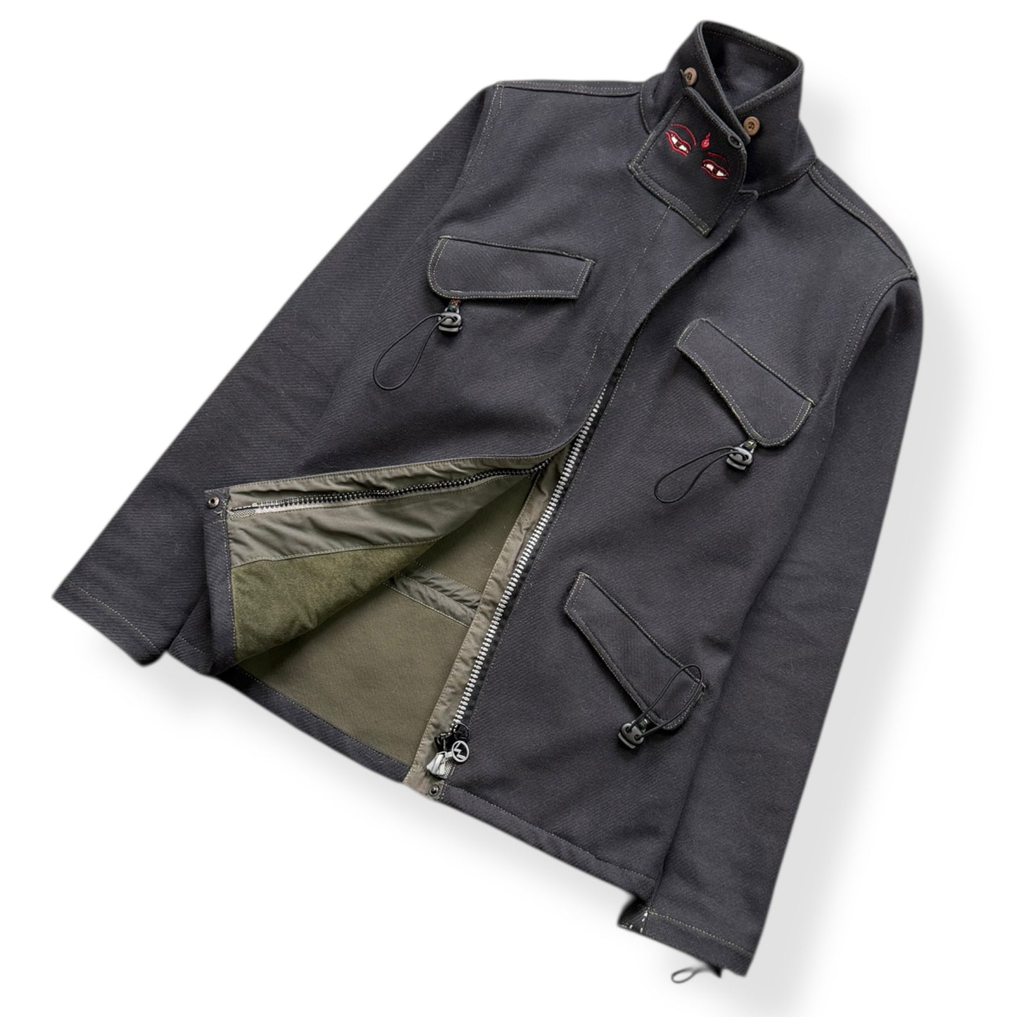 AW99/00 Maharishi Shower Repellent Asymmetric Jacket (S)