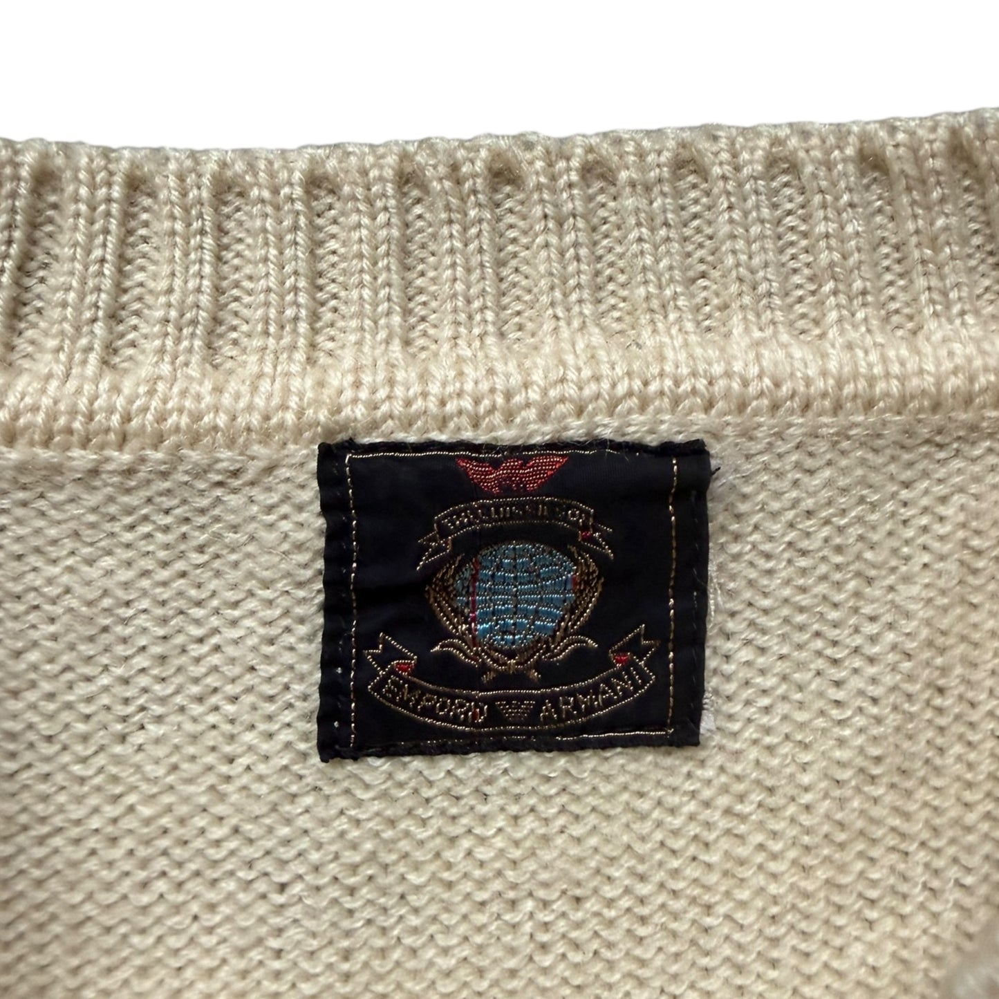 1980's Emporio Armani Knitted Jumper (M)