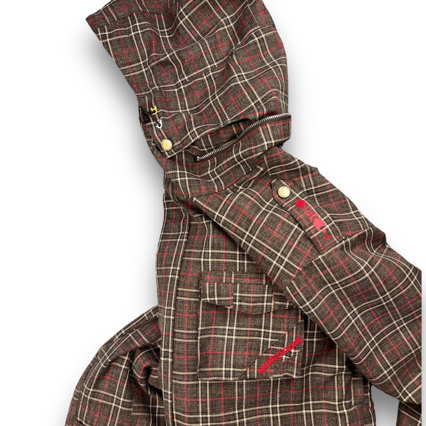 Quiksilver Utility 'Manille' Plaid Jacket (L)