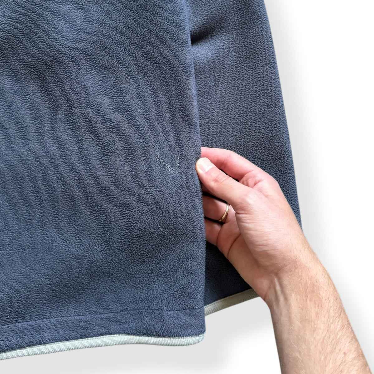 2000's Schott Asymmetric Zip Fleece Sweatshirt (L)