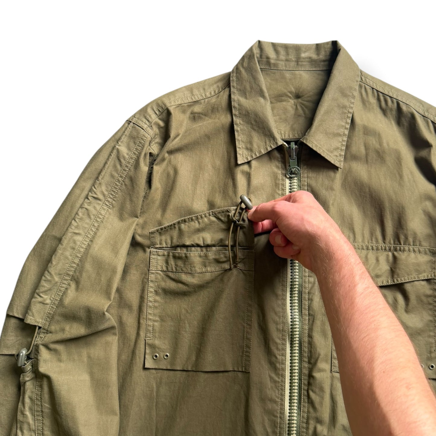 1999 Maharishi Elasticated Sleeve Jacket (L)