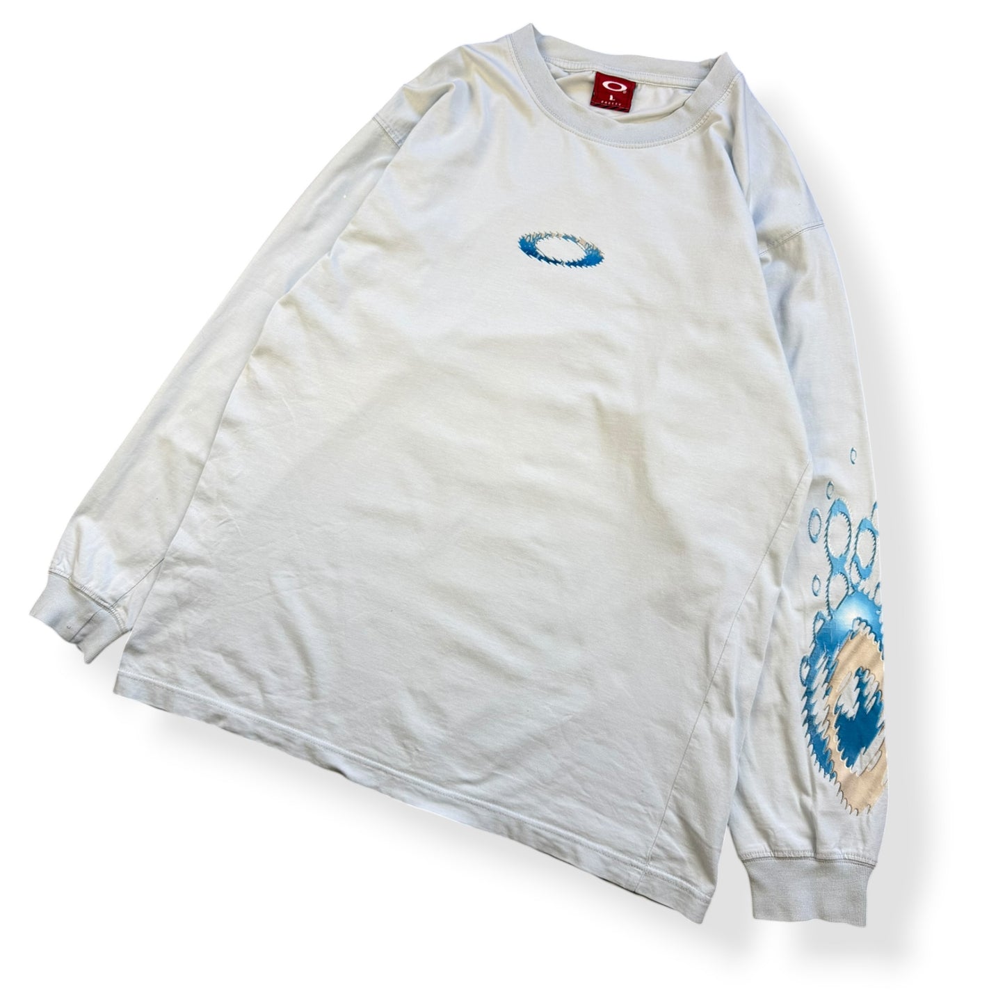 2000's Oakley 'Static O' Long Sleeve T-Shirt (L)