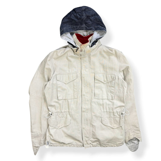 2000's Maharishi Waxed Linen Embroidered Jacket (L)
