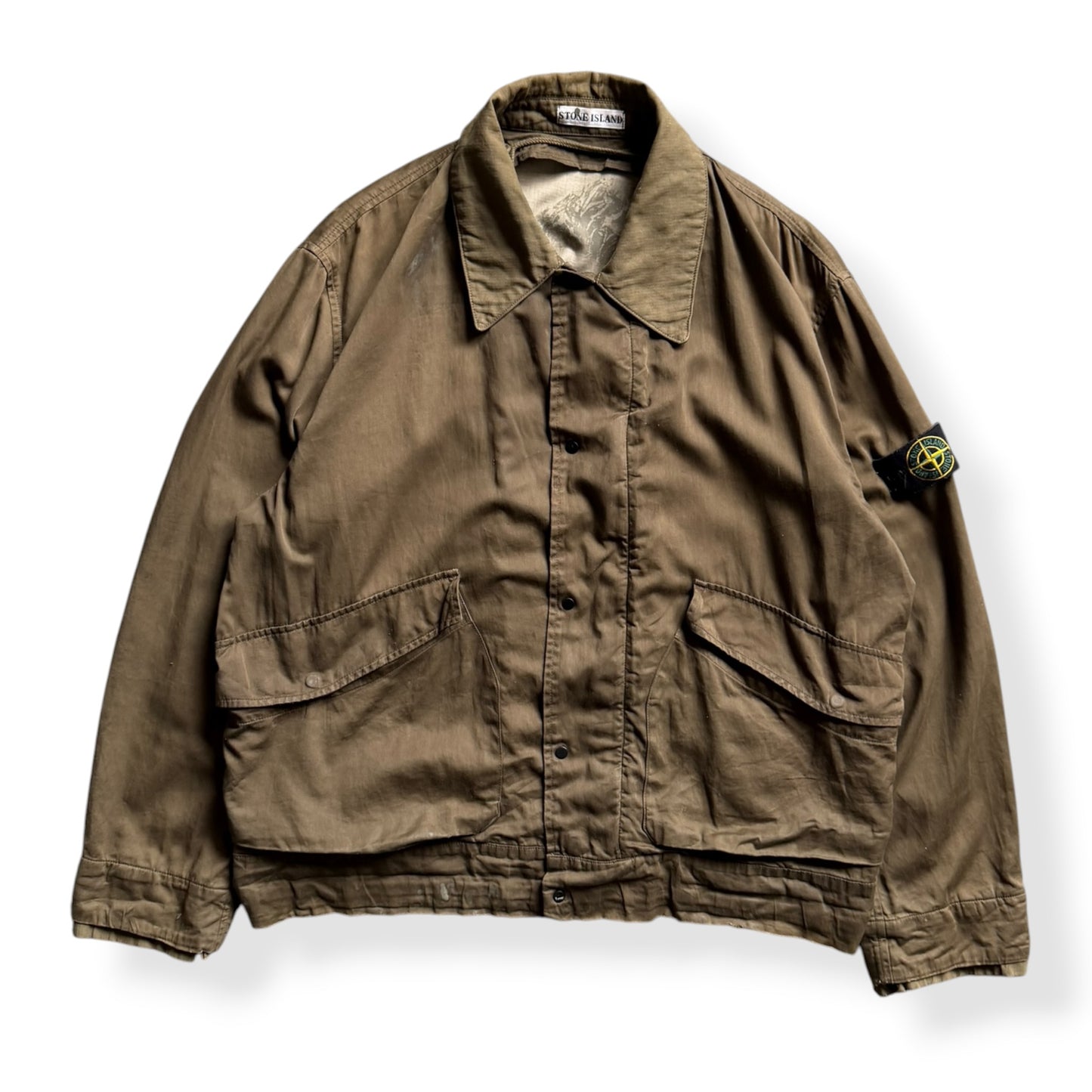 AW2001 Stone Island Raso Gommato Jacket (L)