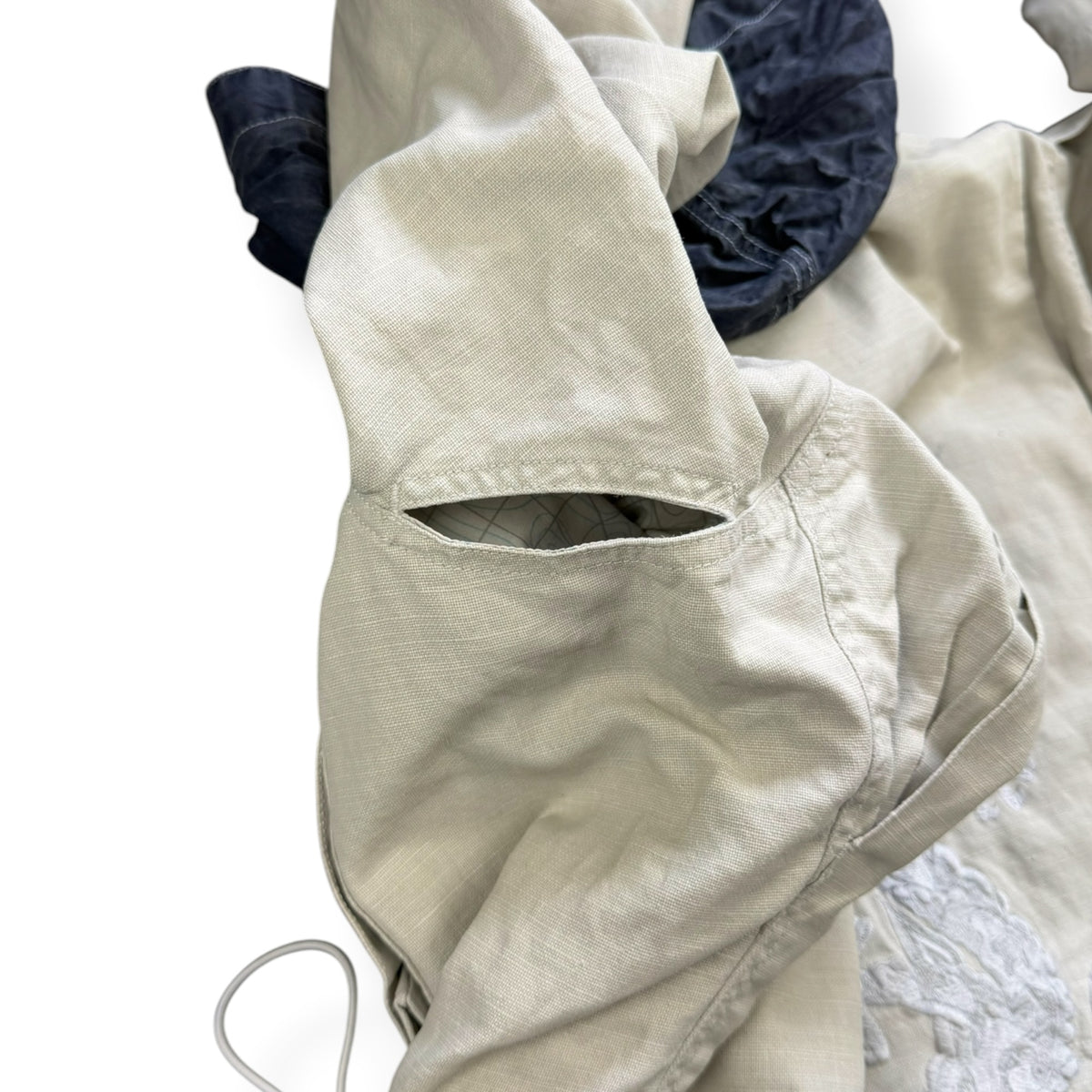 2000's Maharishi Waxed Linen Embroidered Jacket (L)