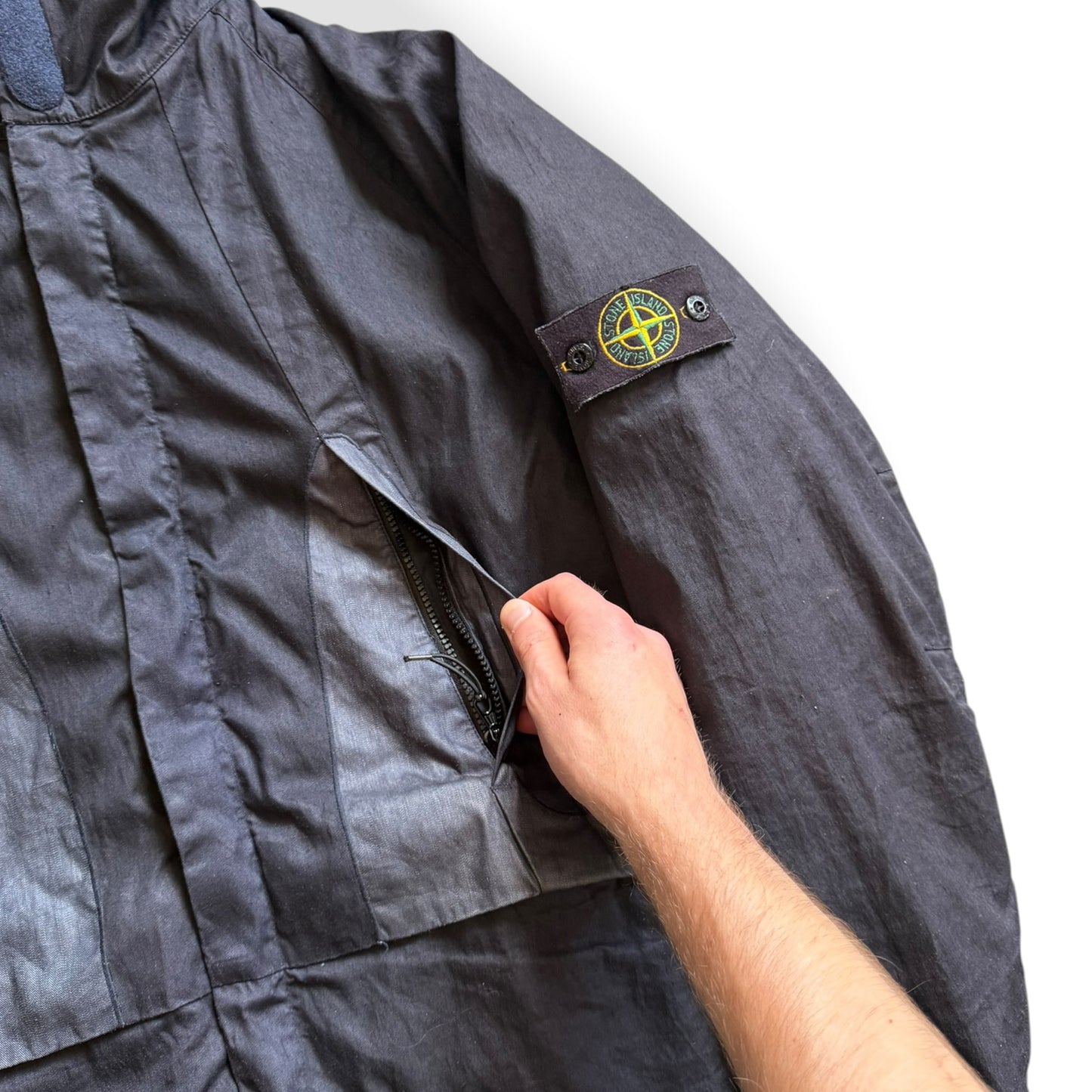 AW2004 Stone Island Lino Flax Dutch Rope Jacket (XL)
