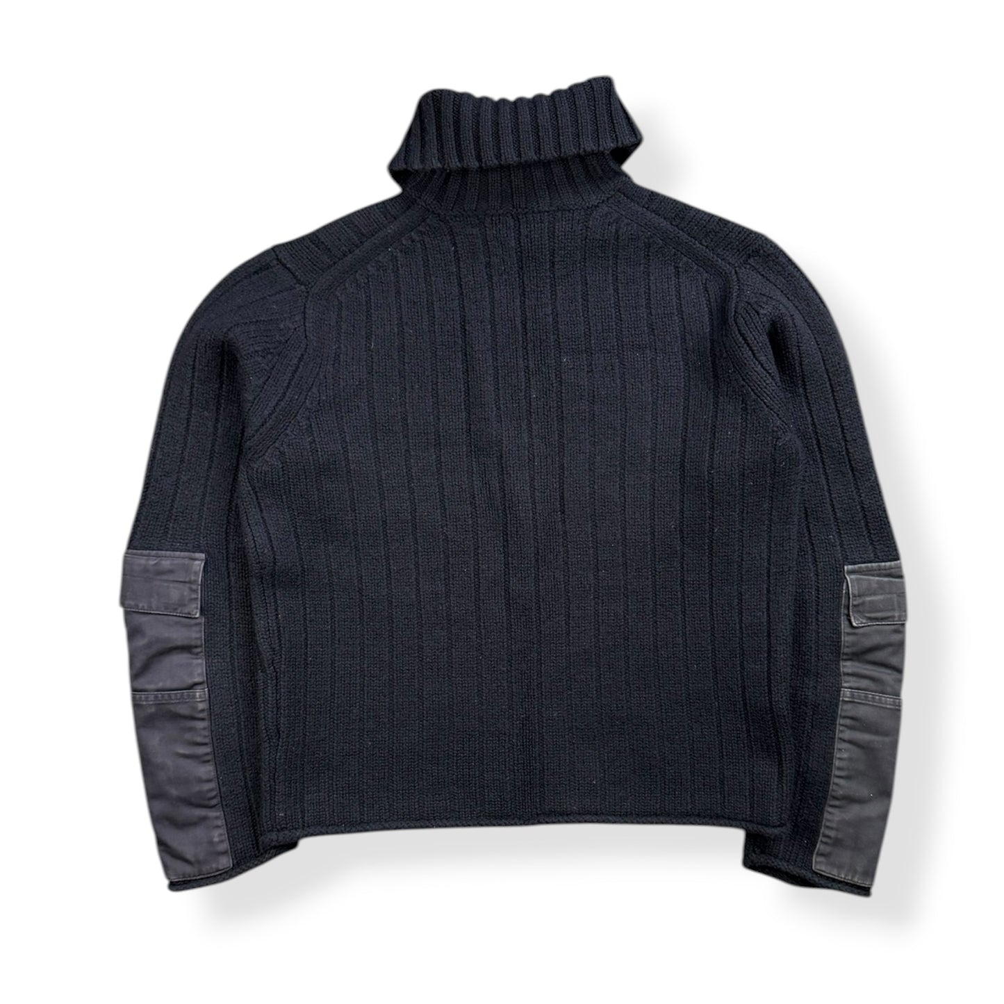 2000's French Connection Cargo Pocket Knit 1/4 Zip (S)