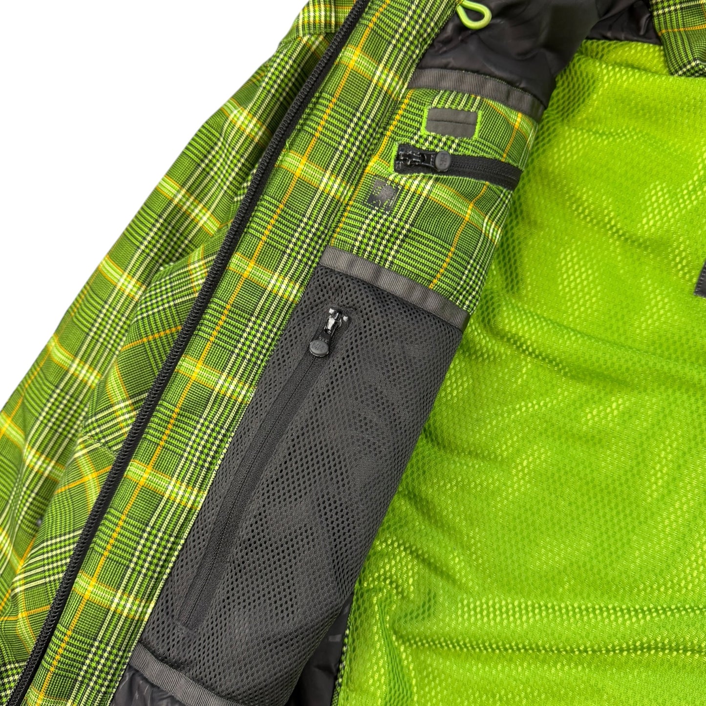 2000's Helly Hansen Plaid Asymmetric Zip Jacket (L)