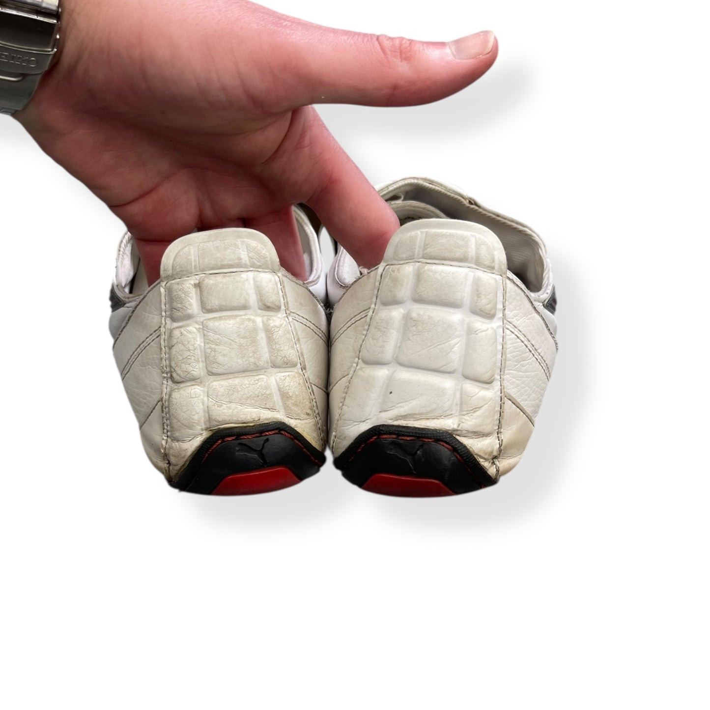 2005 Puma Uke Leather White/Silver (UK10)