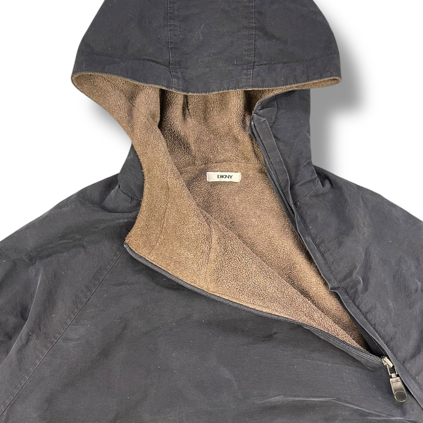 2000's DKNY Integrated Backpack Jacket (M)