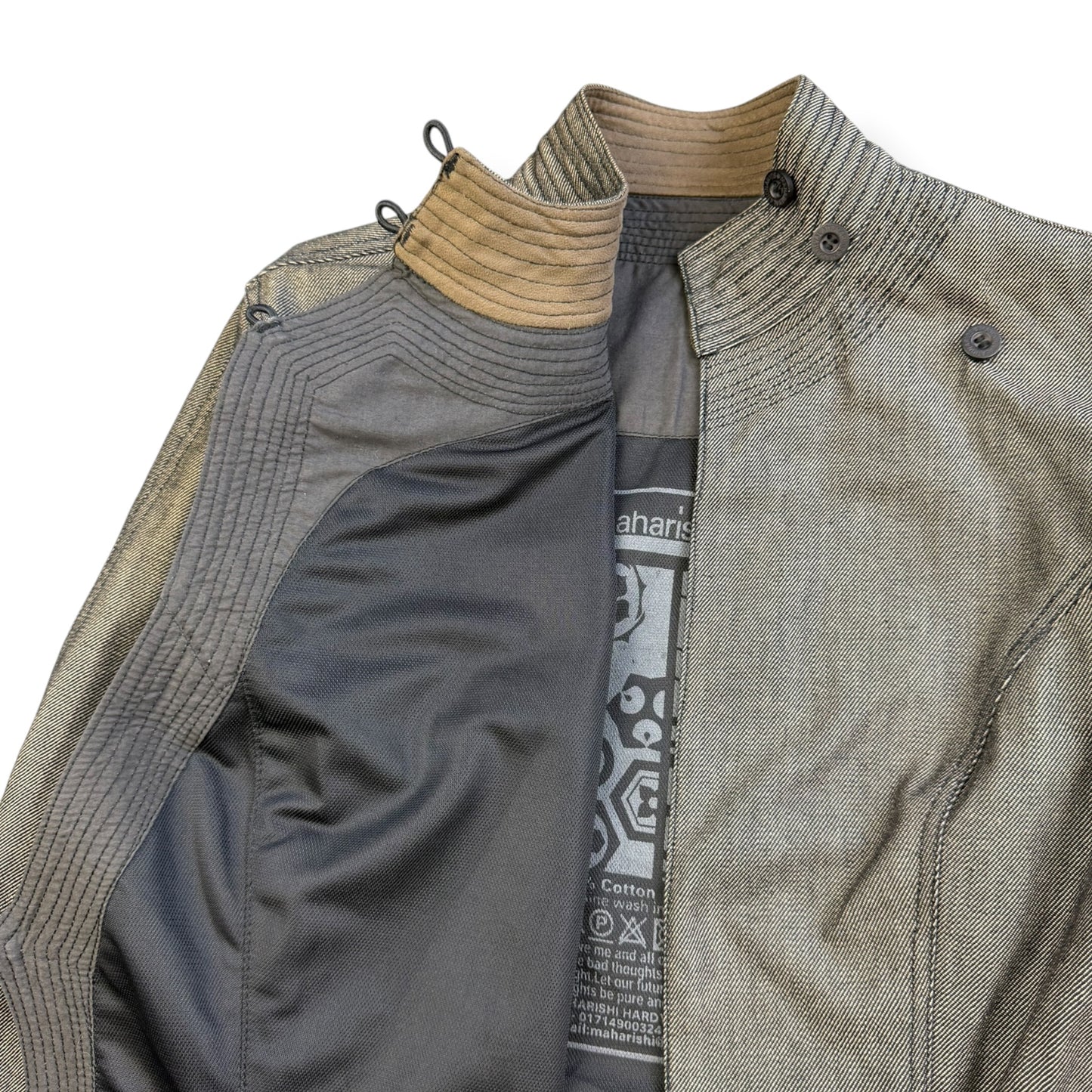 AW99/00 Maharishi Asymmetric Kimono Jacket (S)
