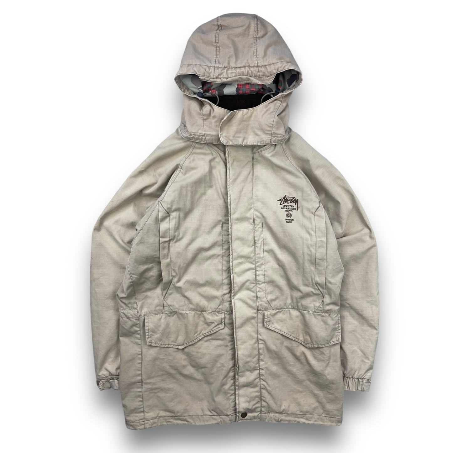 Stussy 2in1 Canvas/Camo Jacket (M)