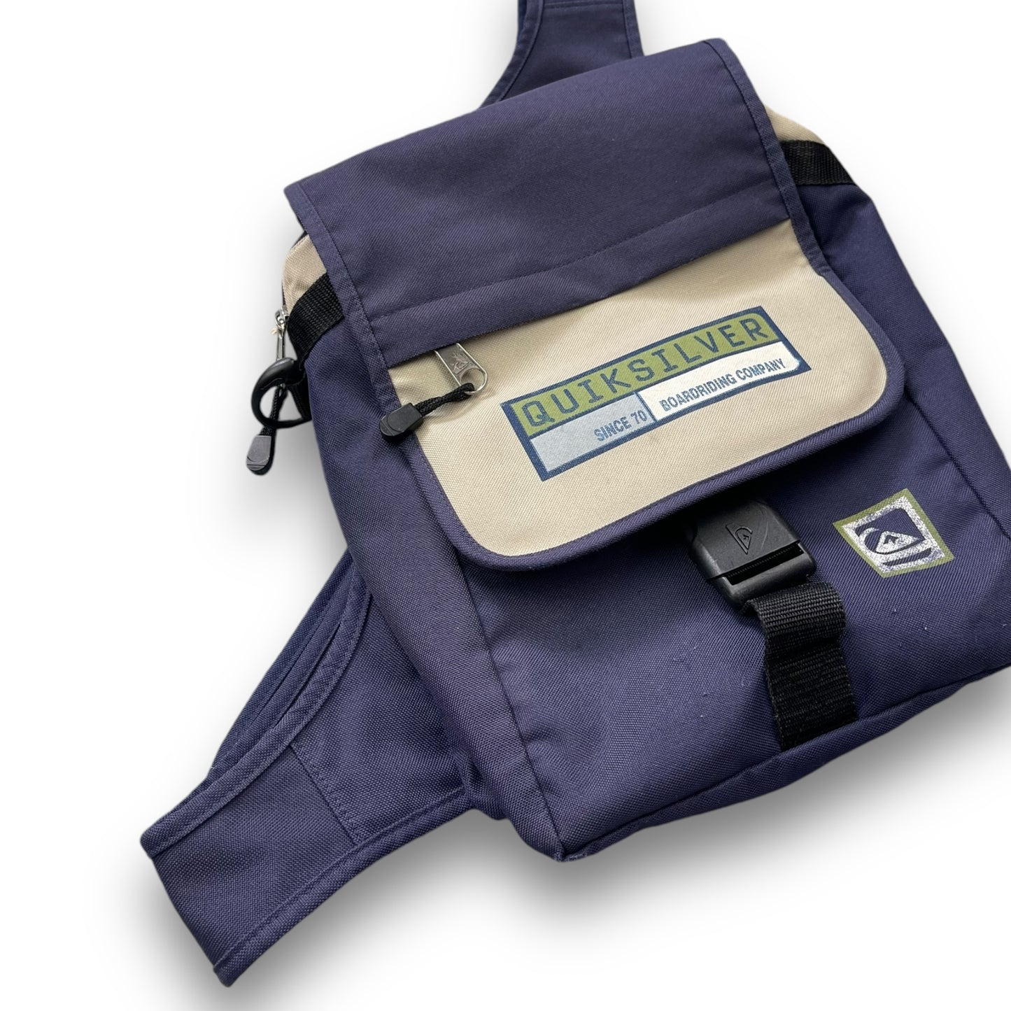 Quiksilver Square Sling Bag Navy/Cream