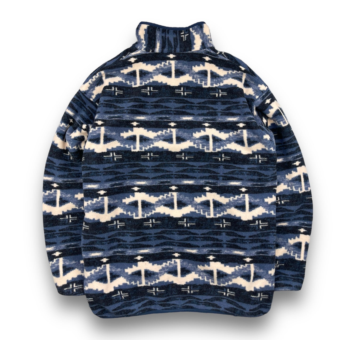 2018 Patagonia Blue Aztec Snap T Fleece (L)