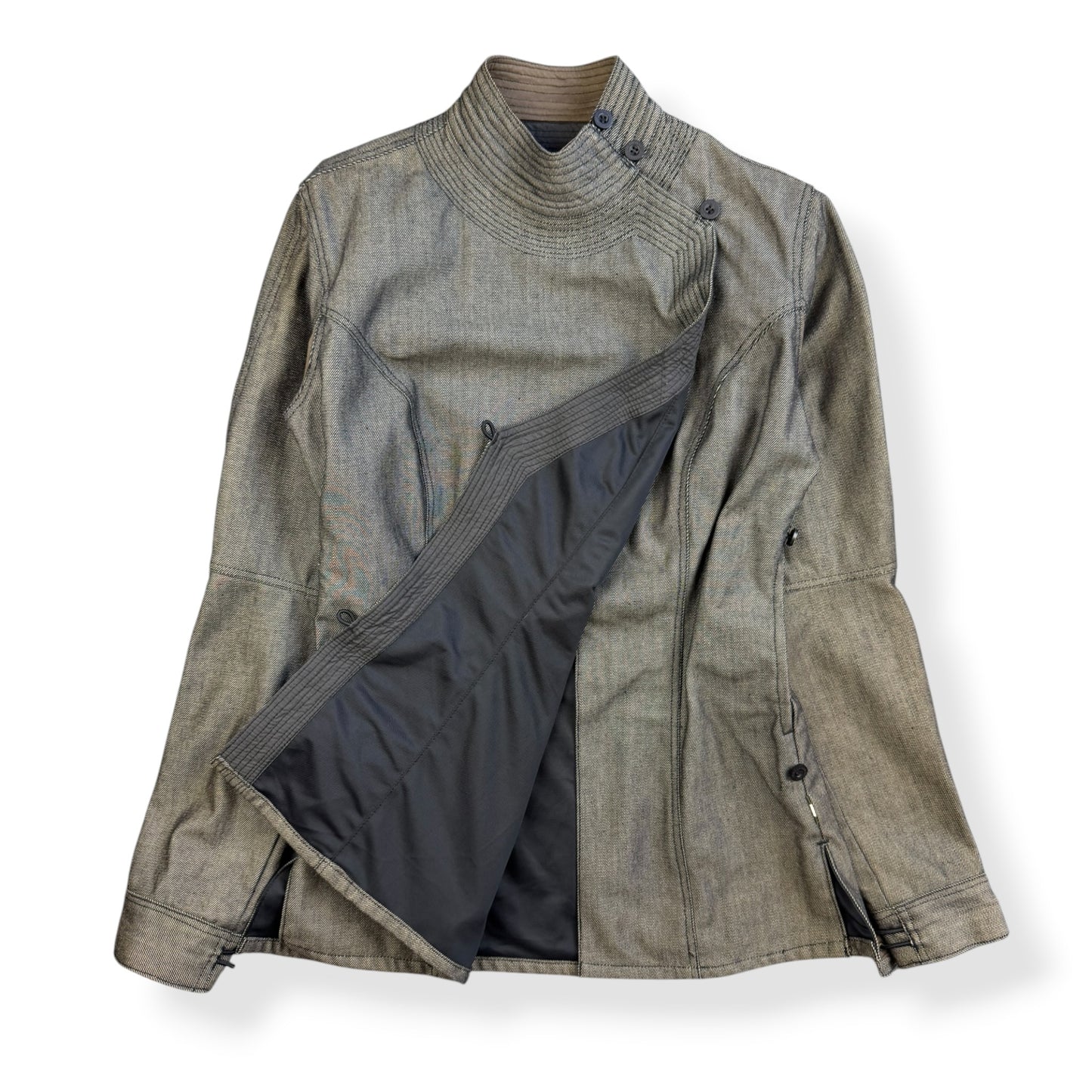 AW99/00 Maharishi Asymmetric Kimono Jacket (S)