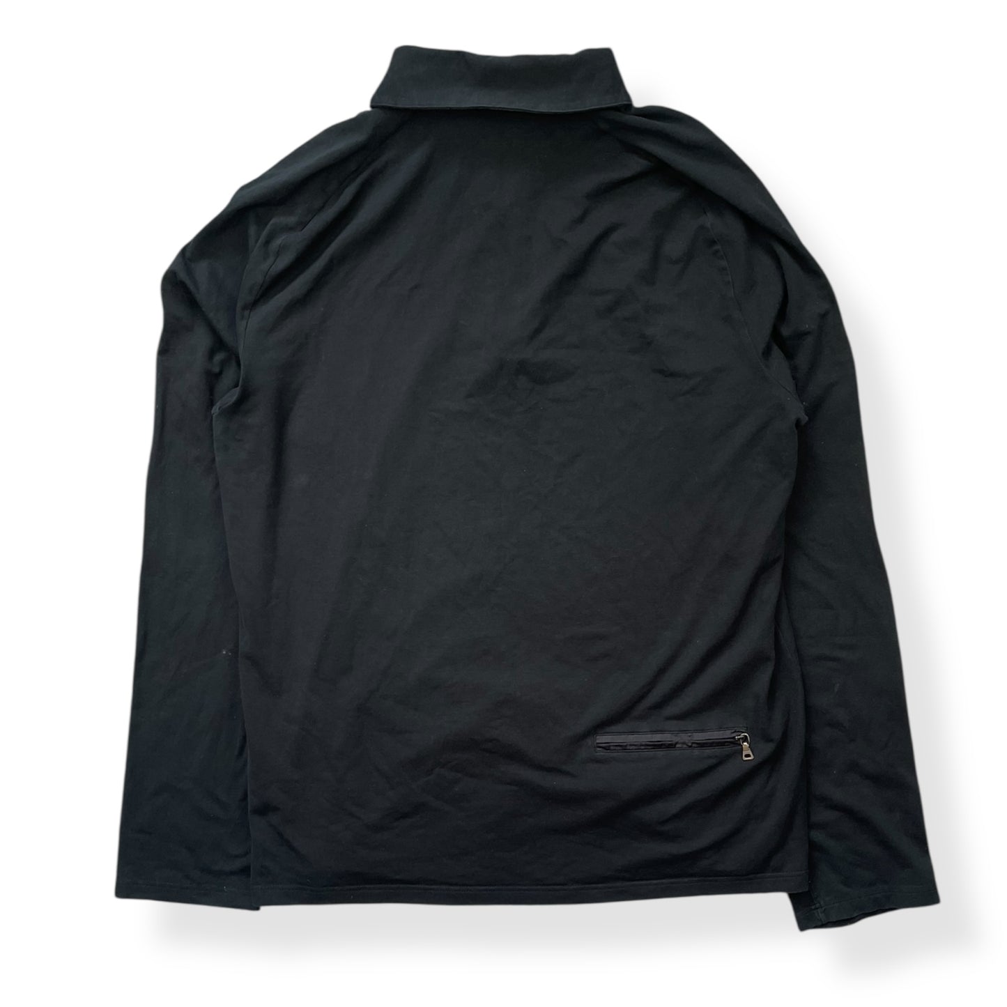 2000's Prada Sport Stash Pocket Long Sleeve Polo (L)