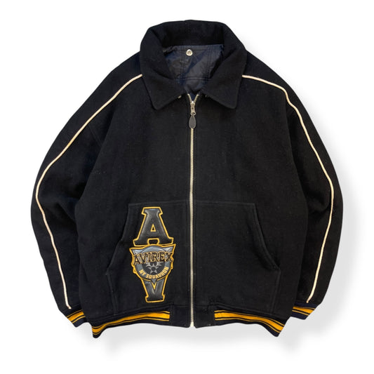 2000's Avirex NY Squadron Reversible Wool Jacket (XL)