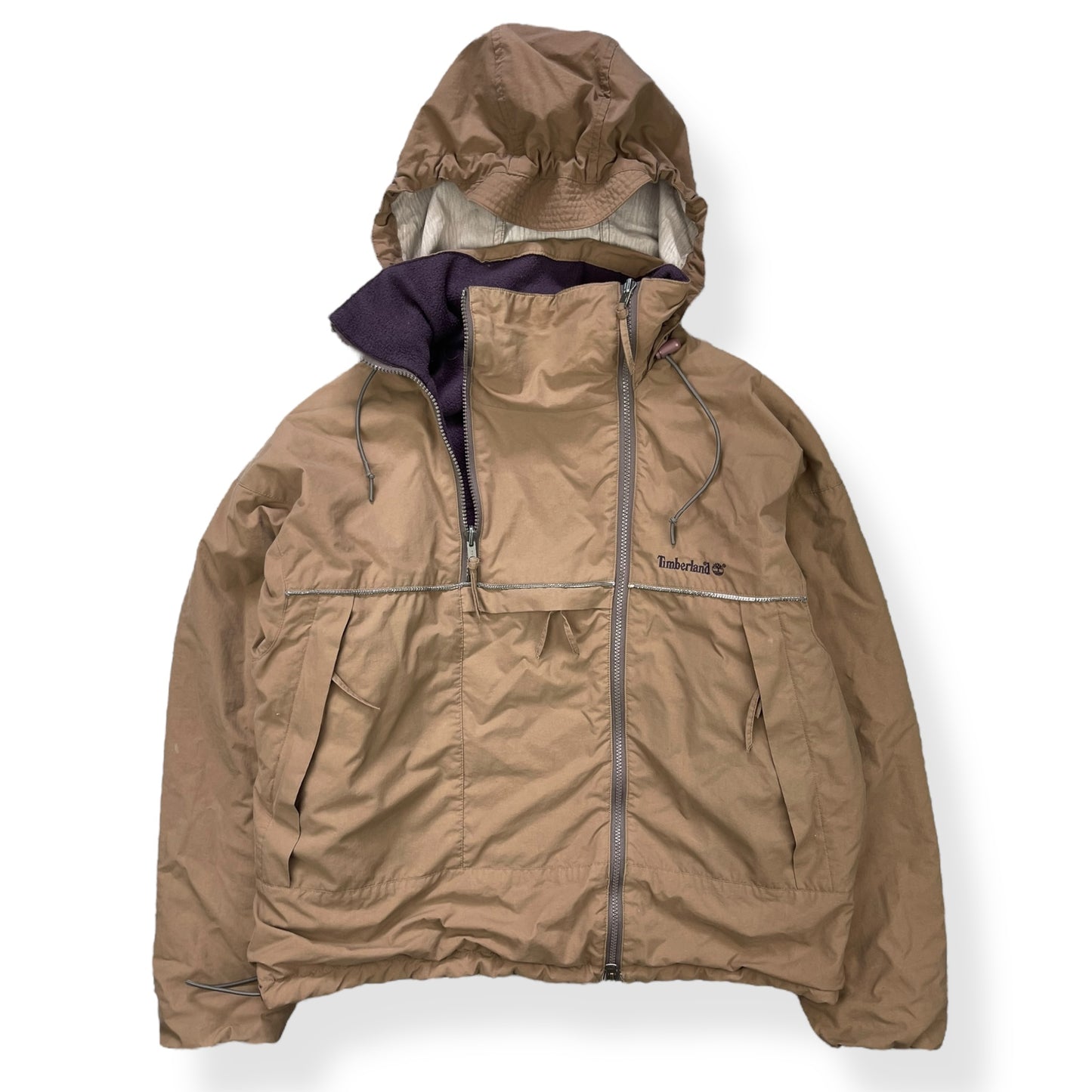 2000's Timberland Dual Zip Reversible Jacket (L)