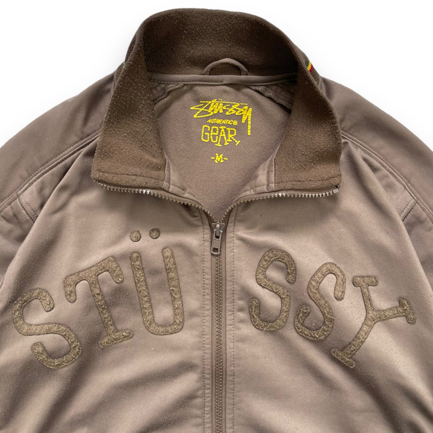 2000's Stussy Rasta Track Jacket (M)