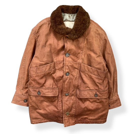 1980's Emporio Armani Leather Flight Jacket (L/XL)