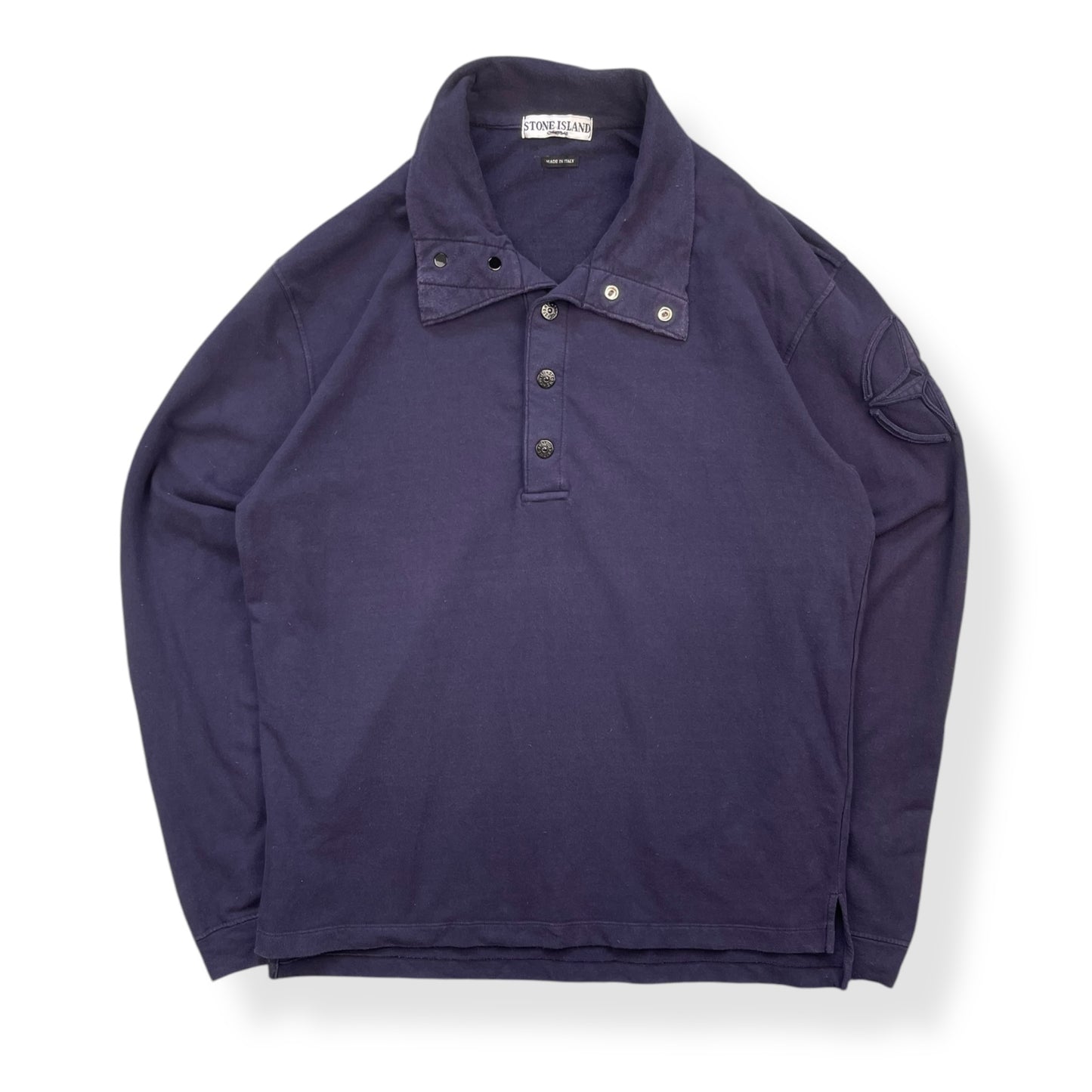 AW2004 Stone Island Long Sleeve Polo Shirt (L)