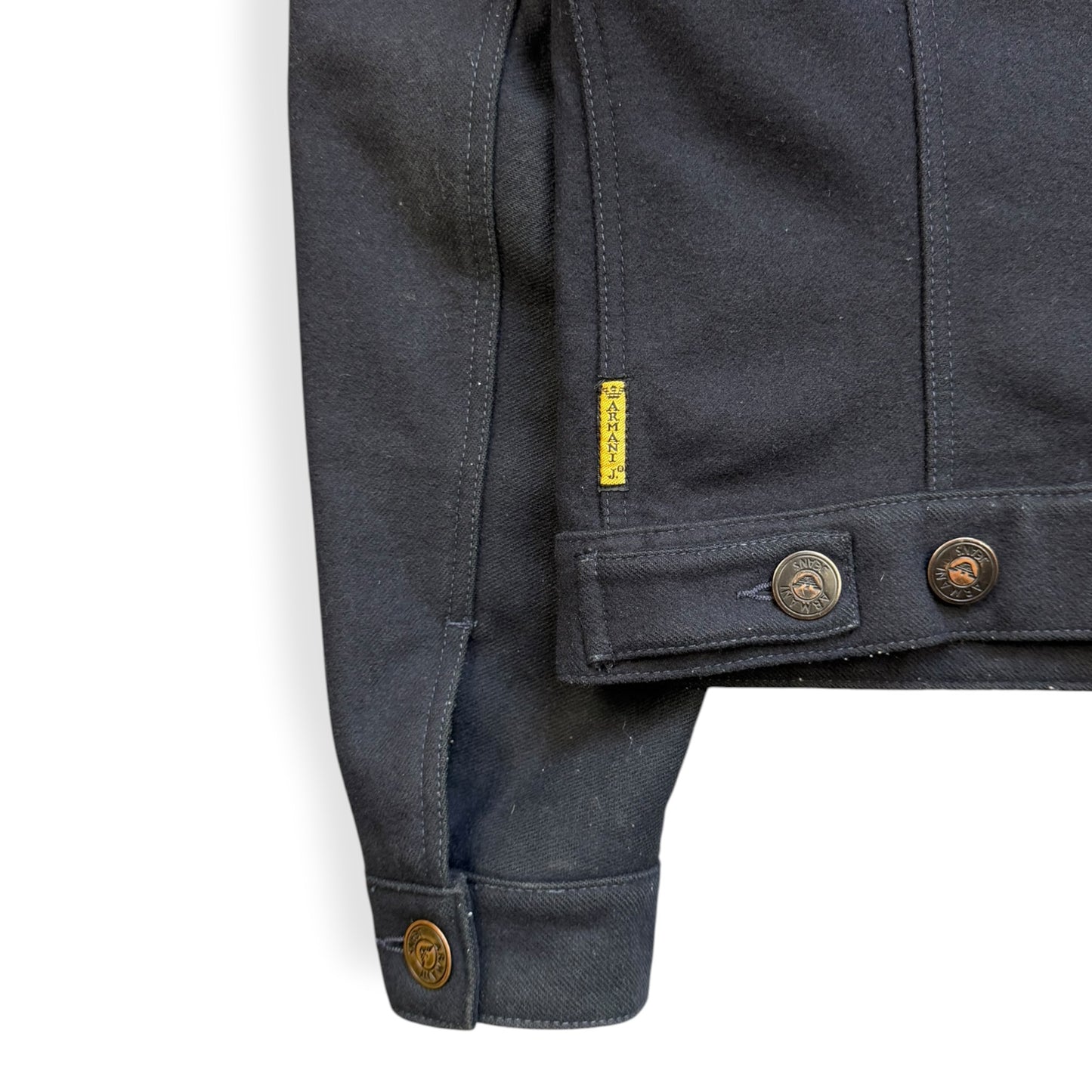 1990's Armani Jeans Trucker Jacket (M)