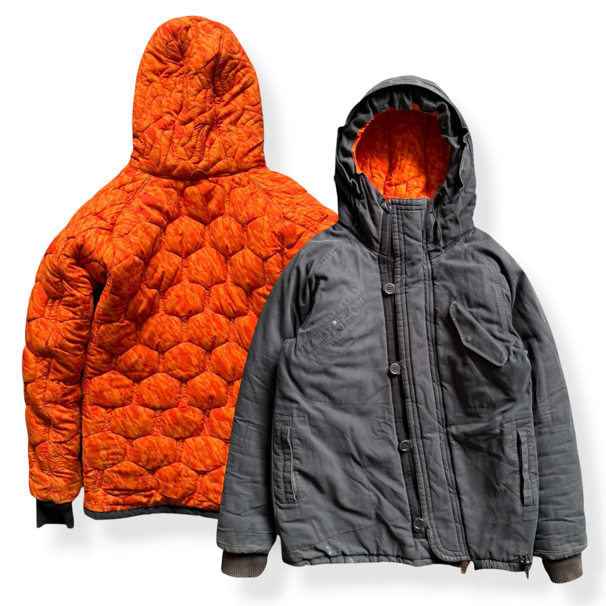 2000's Maharishi Asymmetric Zip Padded Parka (L)