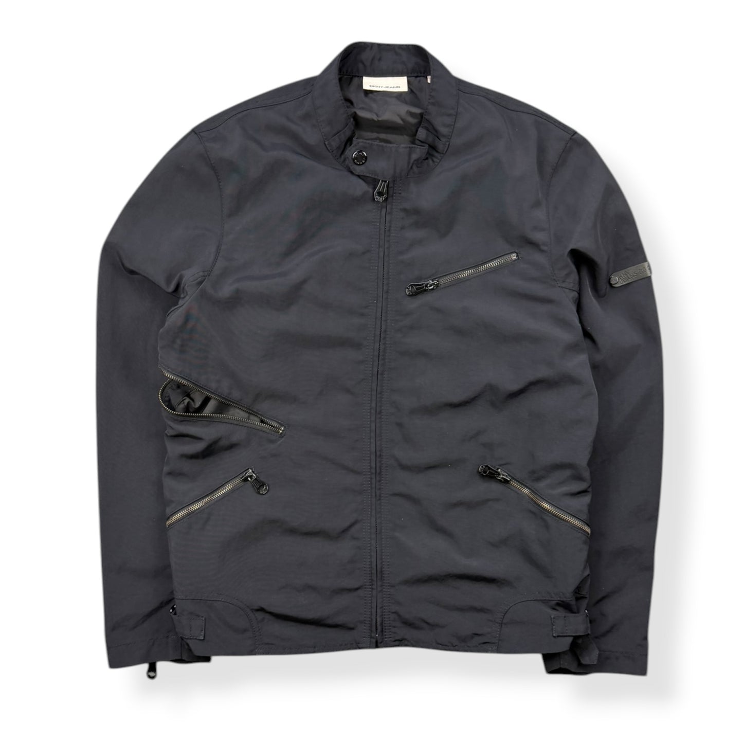 2000's DKNY Multizip Moto Jacket (L)