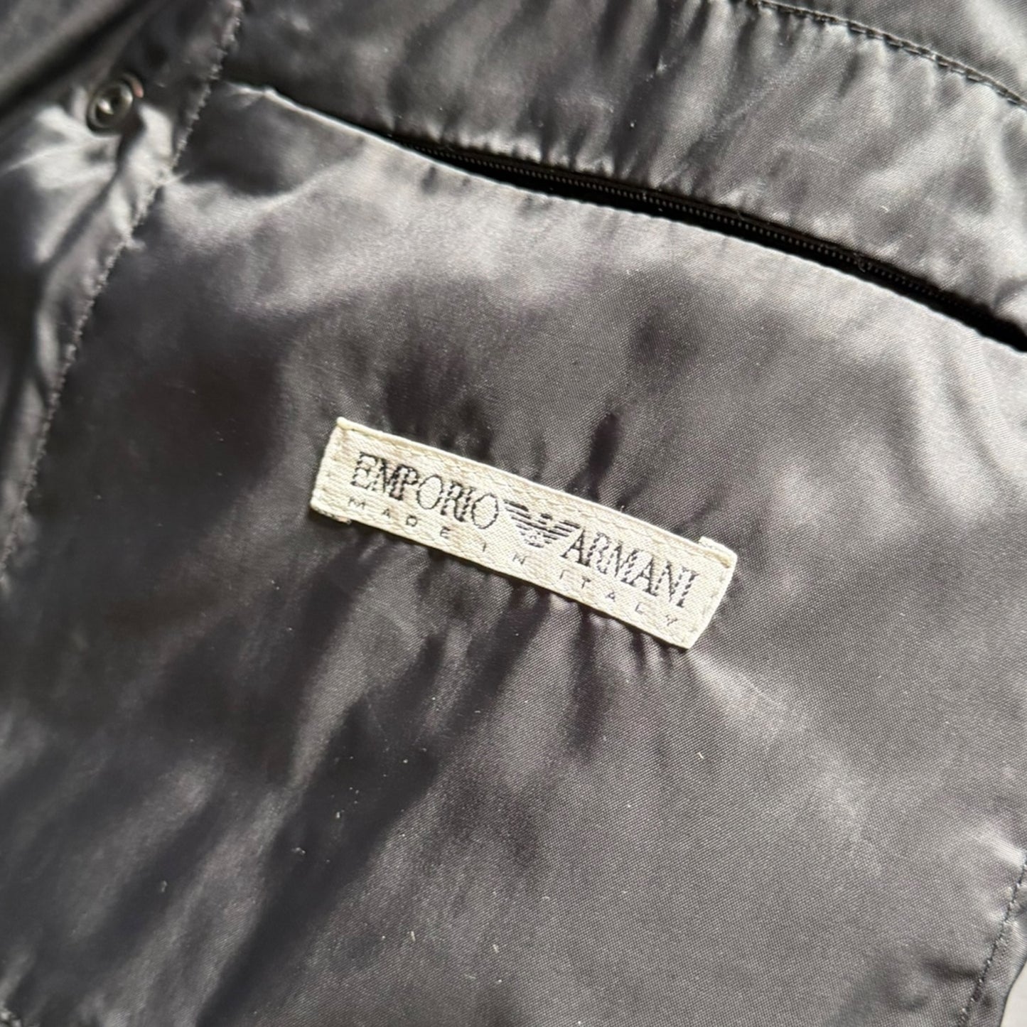 FW1999 Emporio Armani Asymmetric Spandex Jacket (L)
