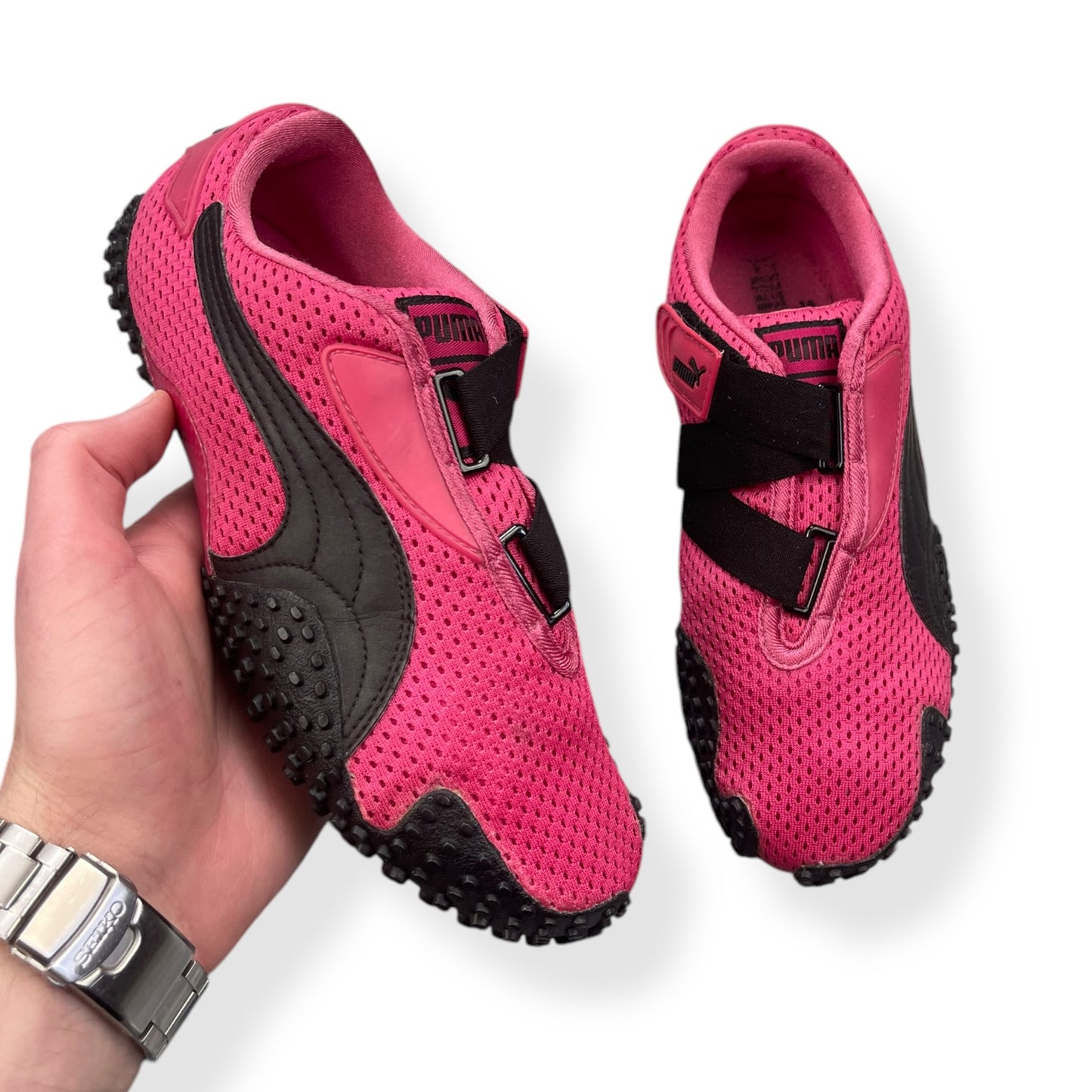 2000's Puma Mostro Mesh Pink/Black (UK5)
