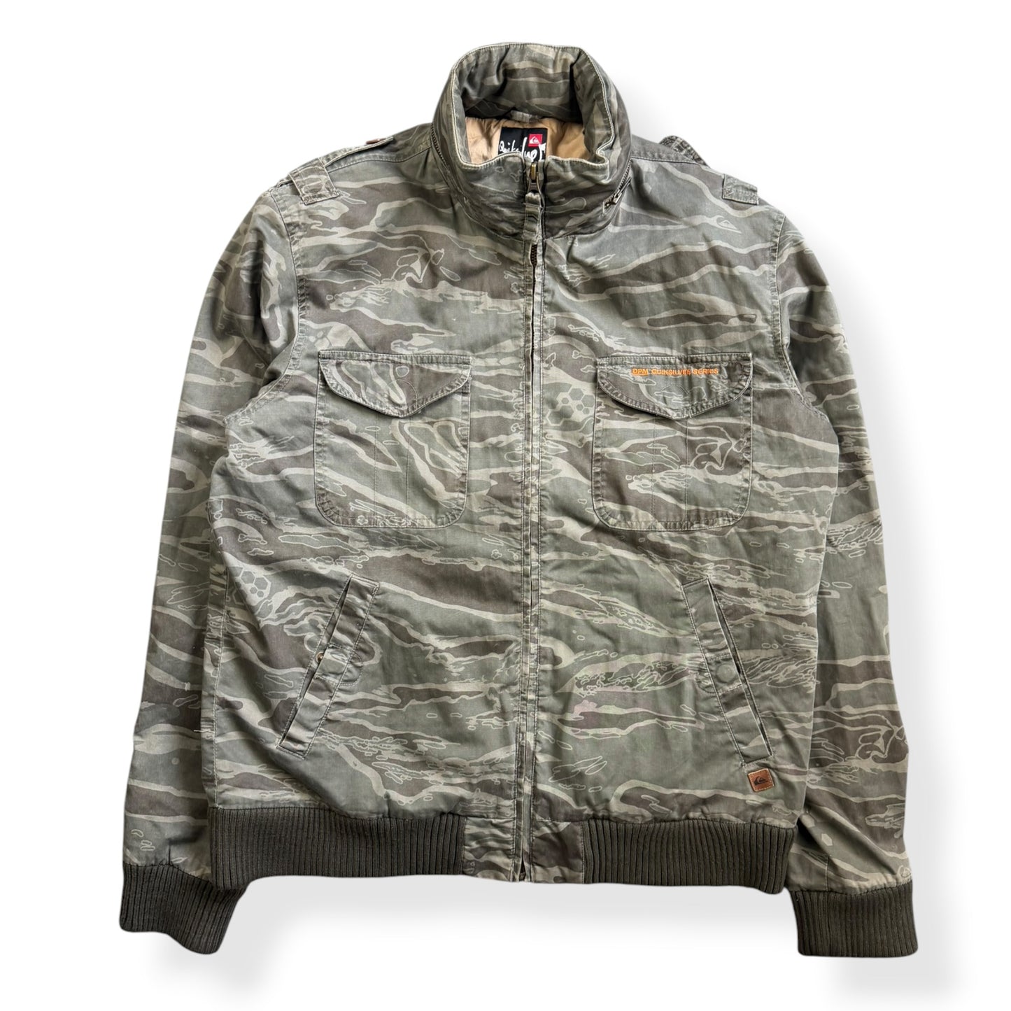 2000's Quiksilver DPM Series Camouflage Jacket (L)