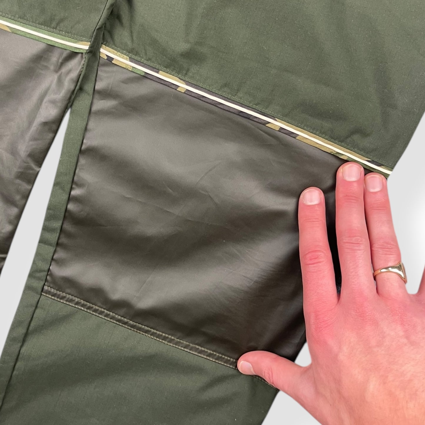 1990's Maharishi Wax Panelled Cargo Trousers (32)