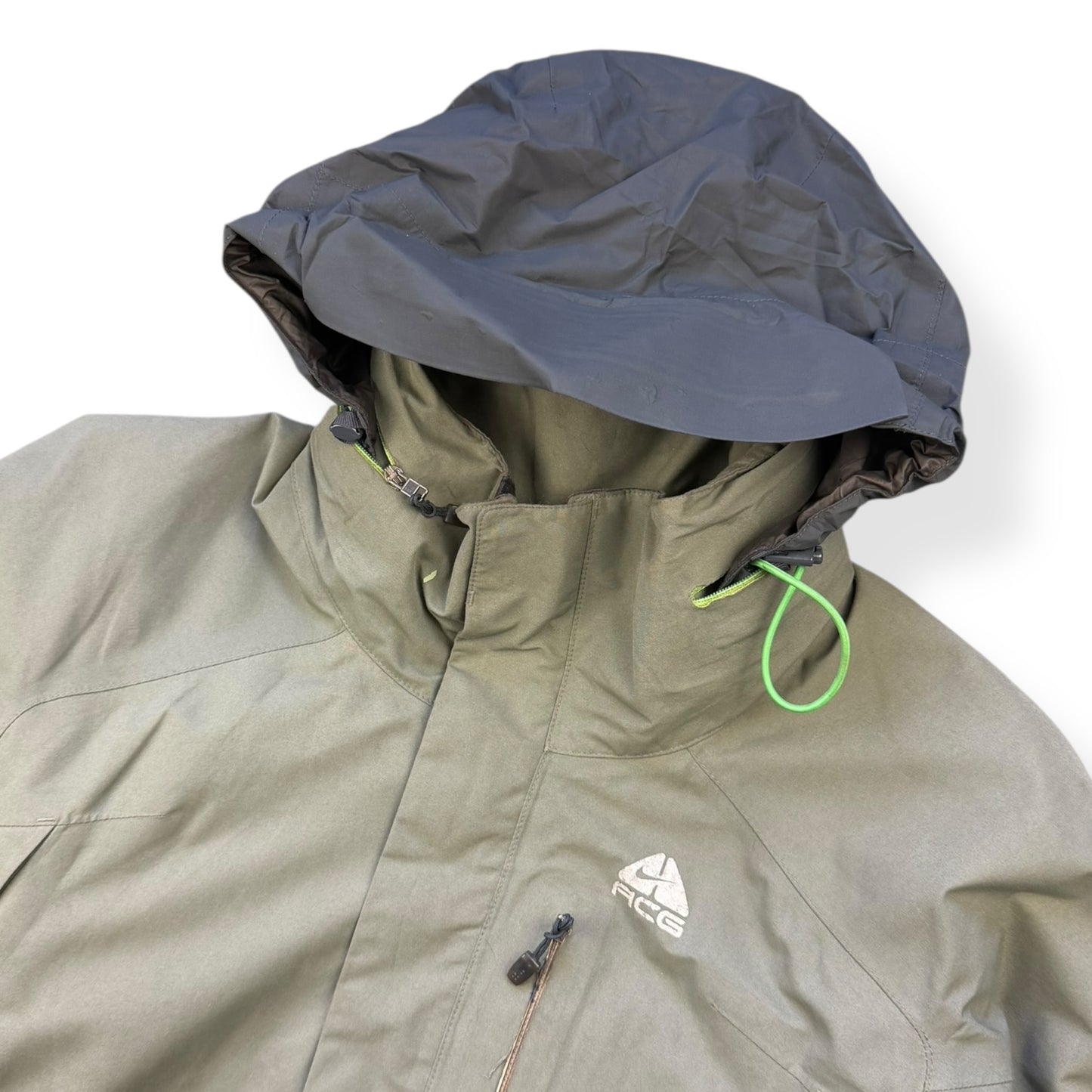 2000's Nike ACG Green GoreTex Multipocket Jacket (M)