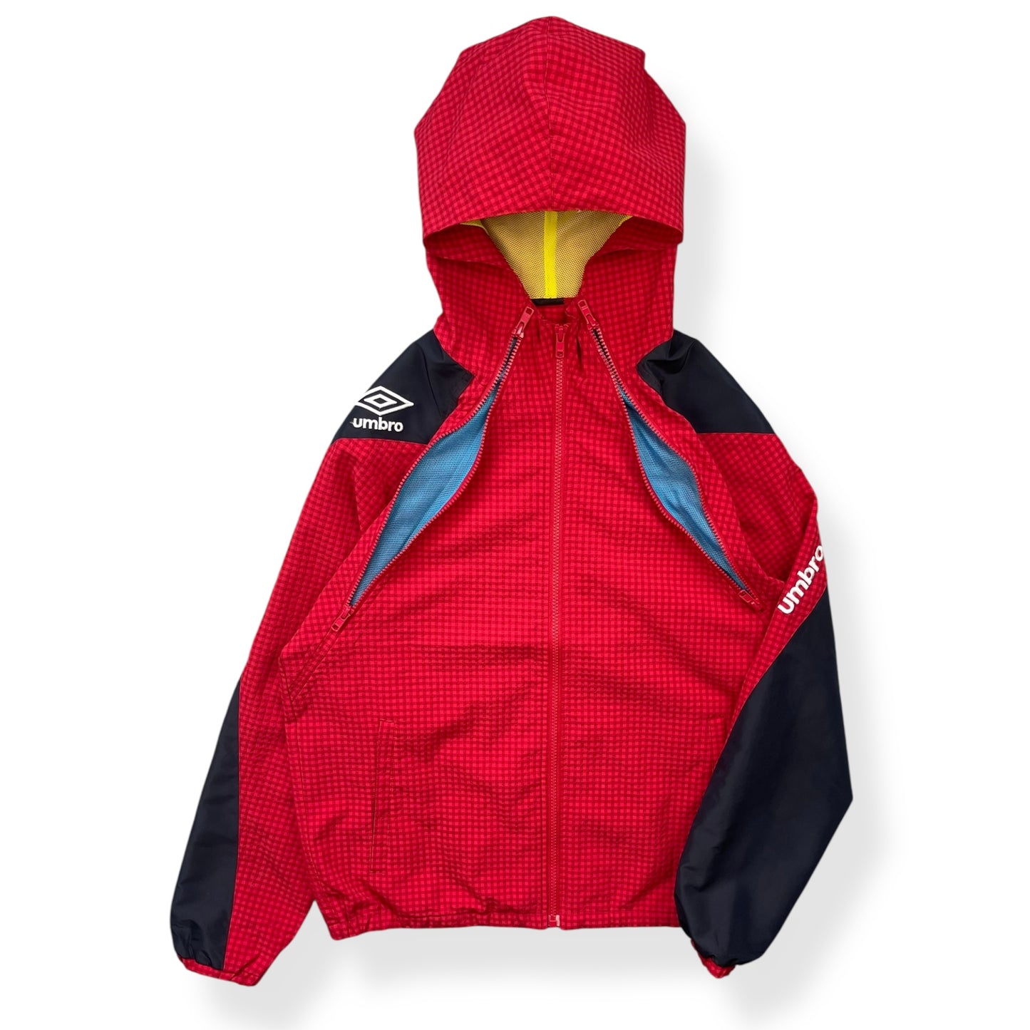 2000's Umbro Gingham Panelled Ventilated Jacket (M)