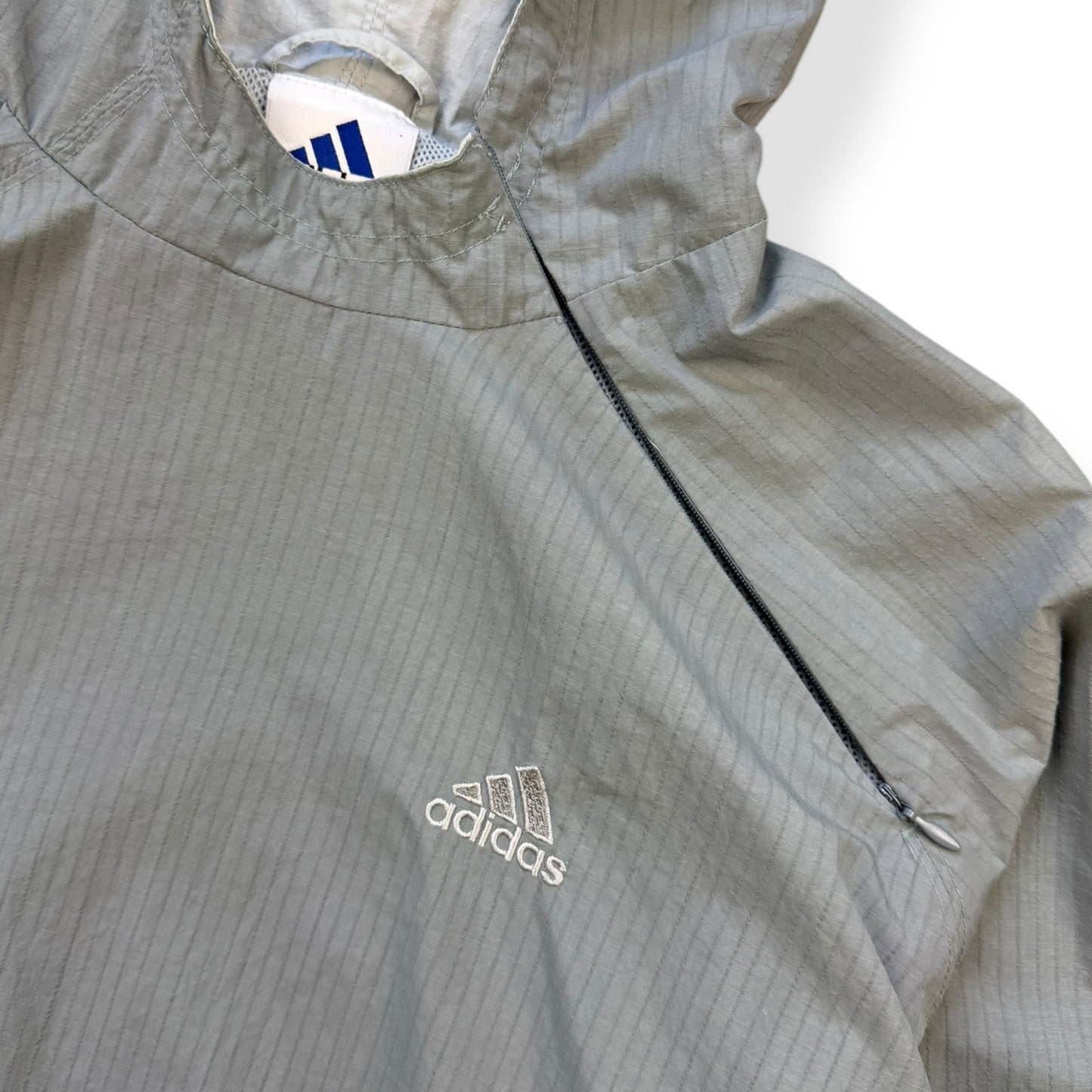 2001 Adidas Asymmetric Microgrid Shoulder Zip Jacket (L)